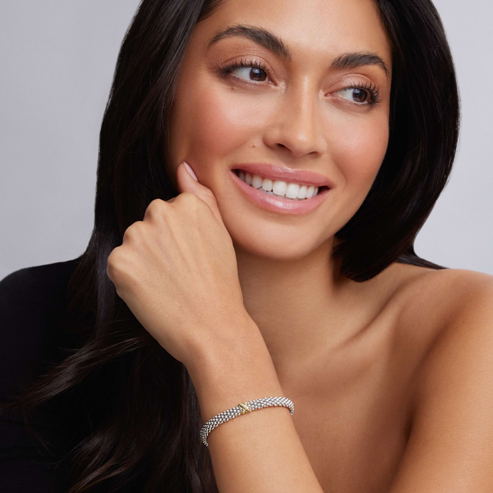 LAGOS Embrace Single Station X Diamond Bracelet