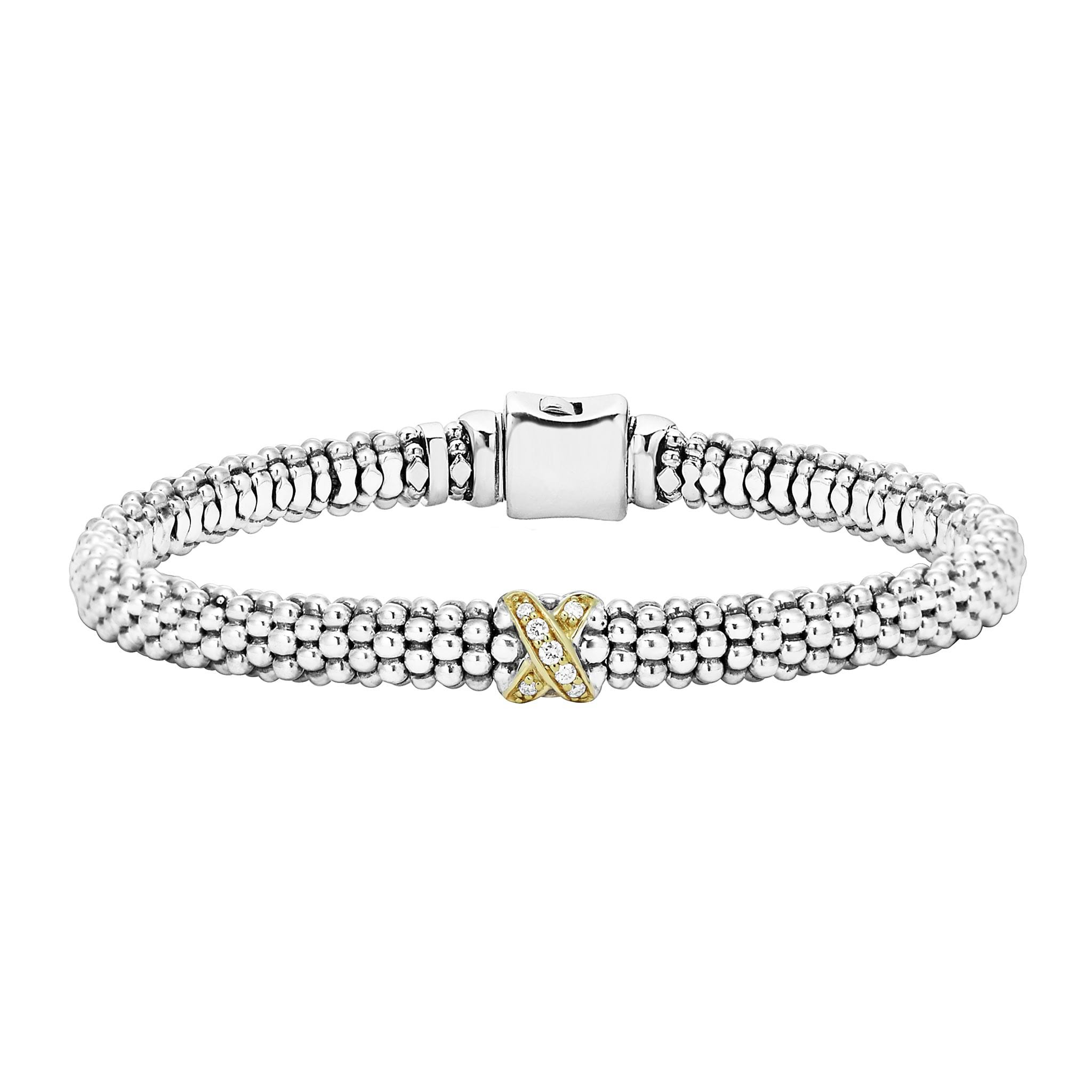 LAGOS Embrace Single Station X Diamond Bracelet