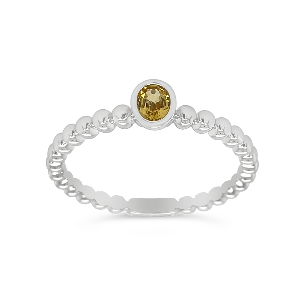 Irisa By Martin Binder Yellow Sapphire Bubble Ring