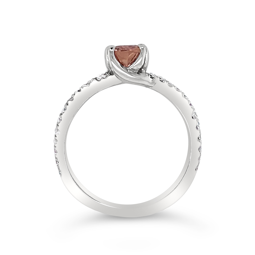 Irisa By Martin Binder Pink Sapphire & Diamond Ring