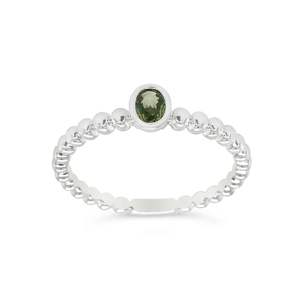 Irisa By Martin Binder Green Sapphire Bubble Ring