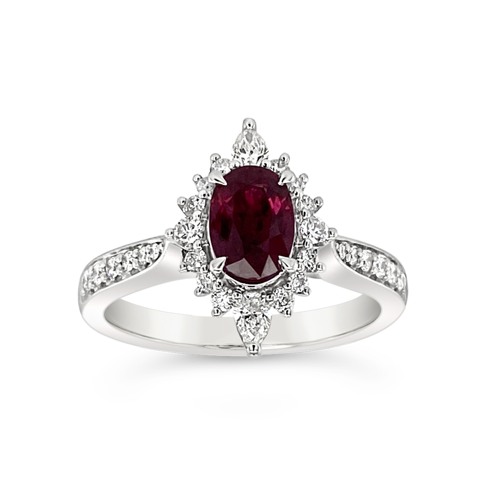 Irisa By Martin Binder Ruby & Diamond Ring