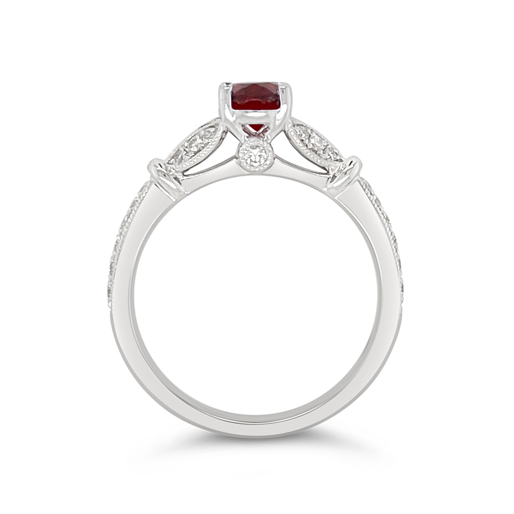 Irisa By Martin Binder Garnet & Diamond Accent Ring