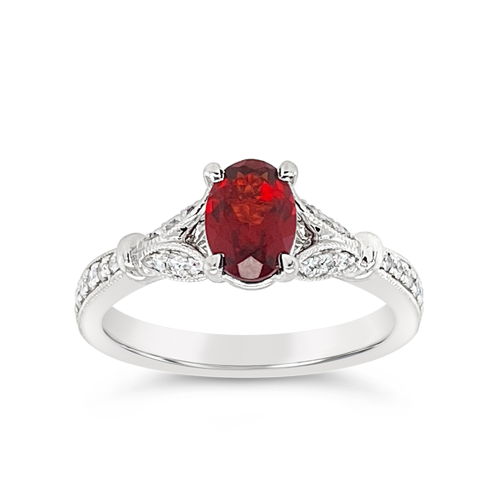 Irisa By Martin Binder Garnet & Diamond Accent Ring