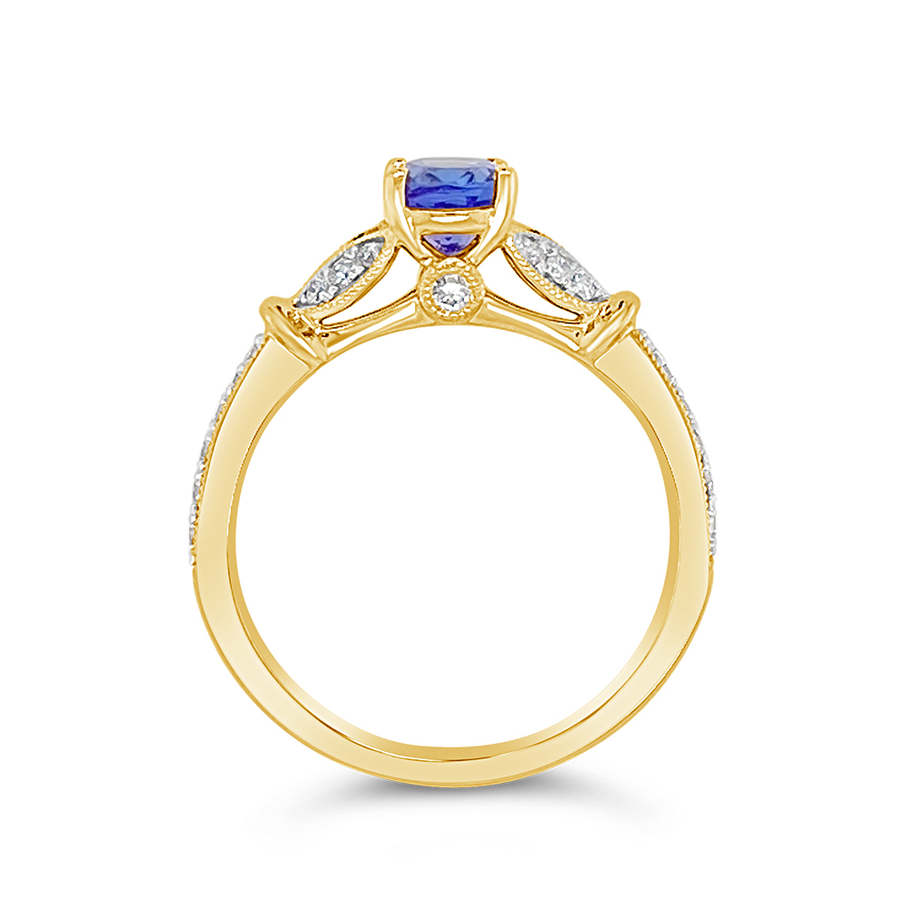 Irisa By Martin Binder Tanzanite & Diamond Accent Ring