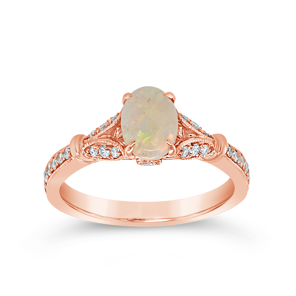 Irisa By Martin Binder Opal & Diamond Accent Ring