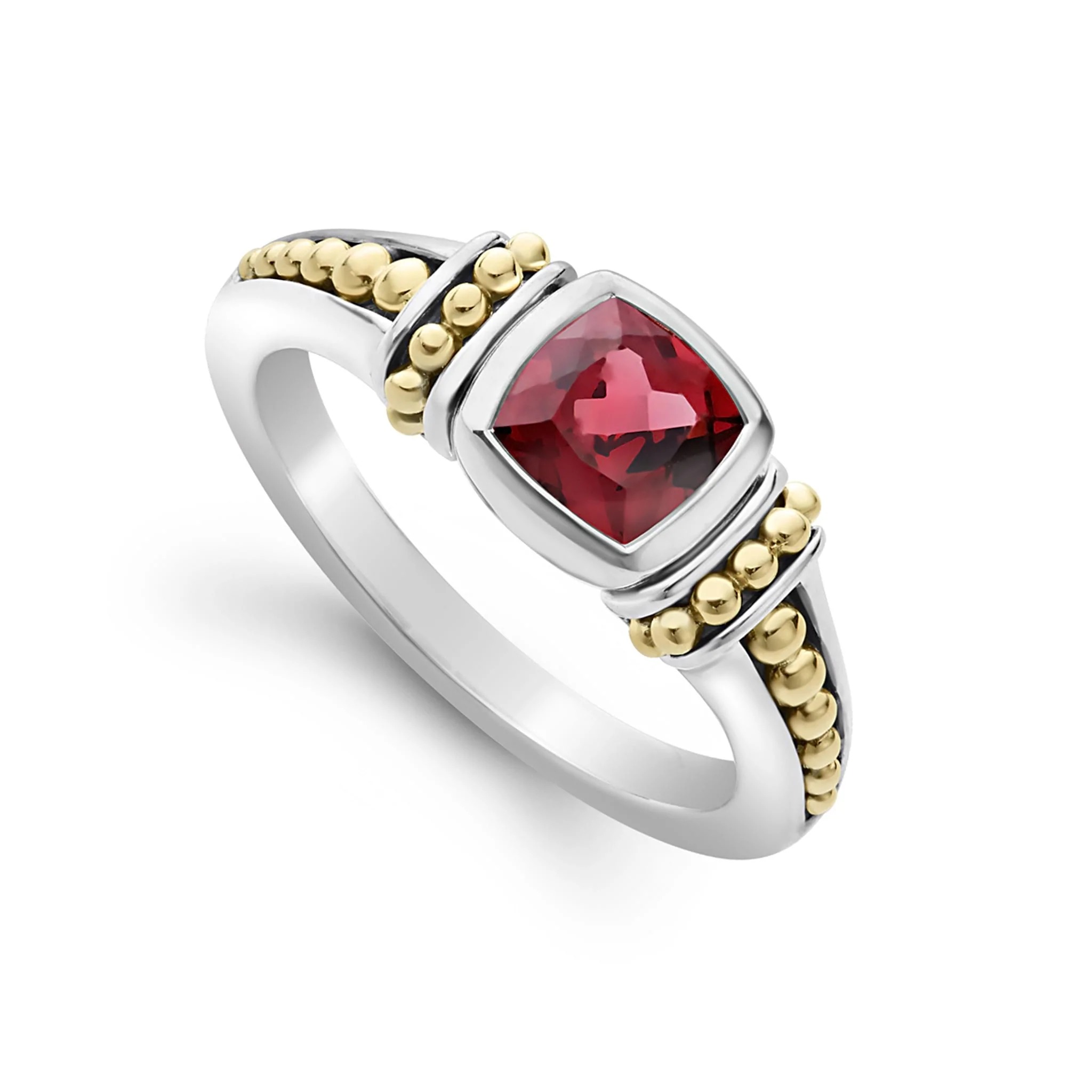 Lagos Caviar Color Rhodolite Garnet Ring