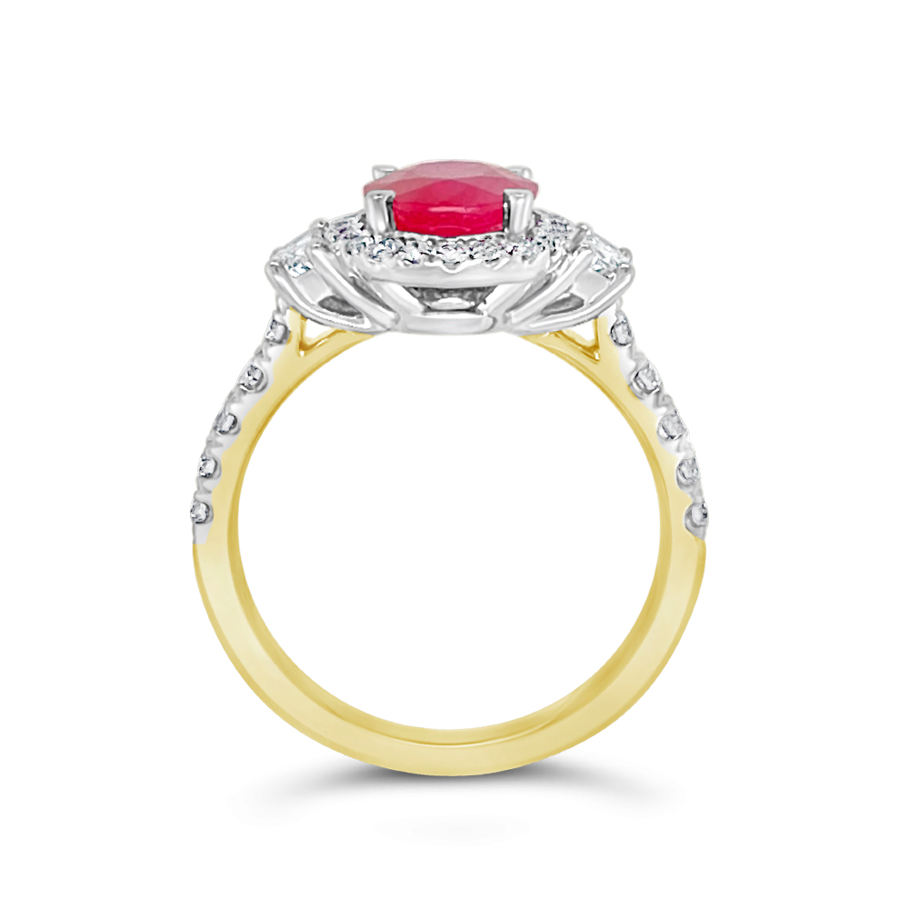 Irisa By Martin Binder Statement Ruby & Diamond Ring