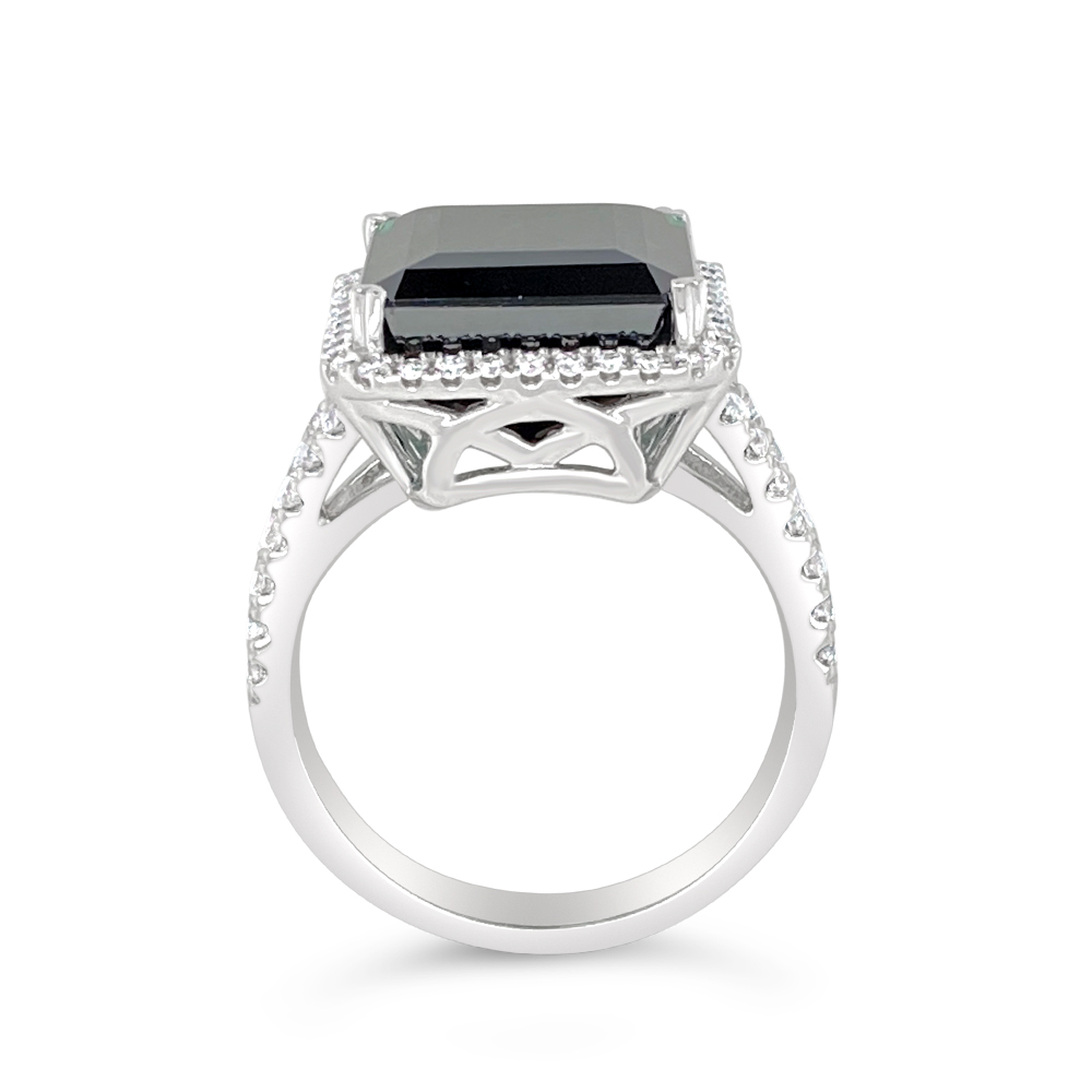 Irisa By Martin Binder Large Tourmaline & Diamond Ring