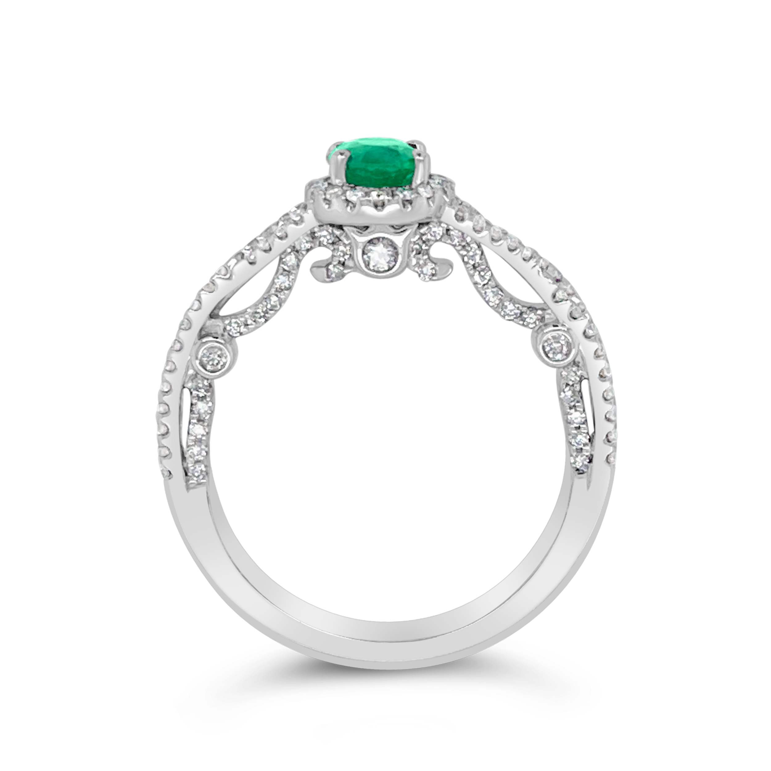 Irisa By Martin Binder Emerald & Diamond Ring