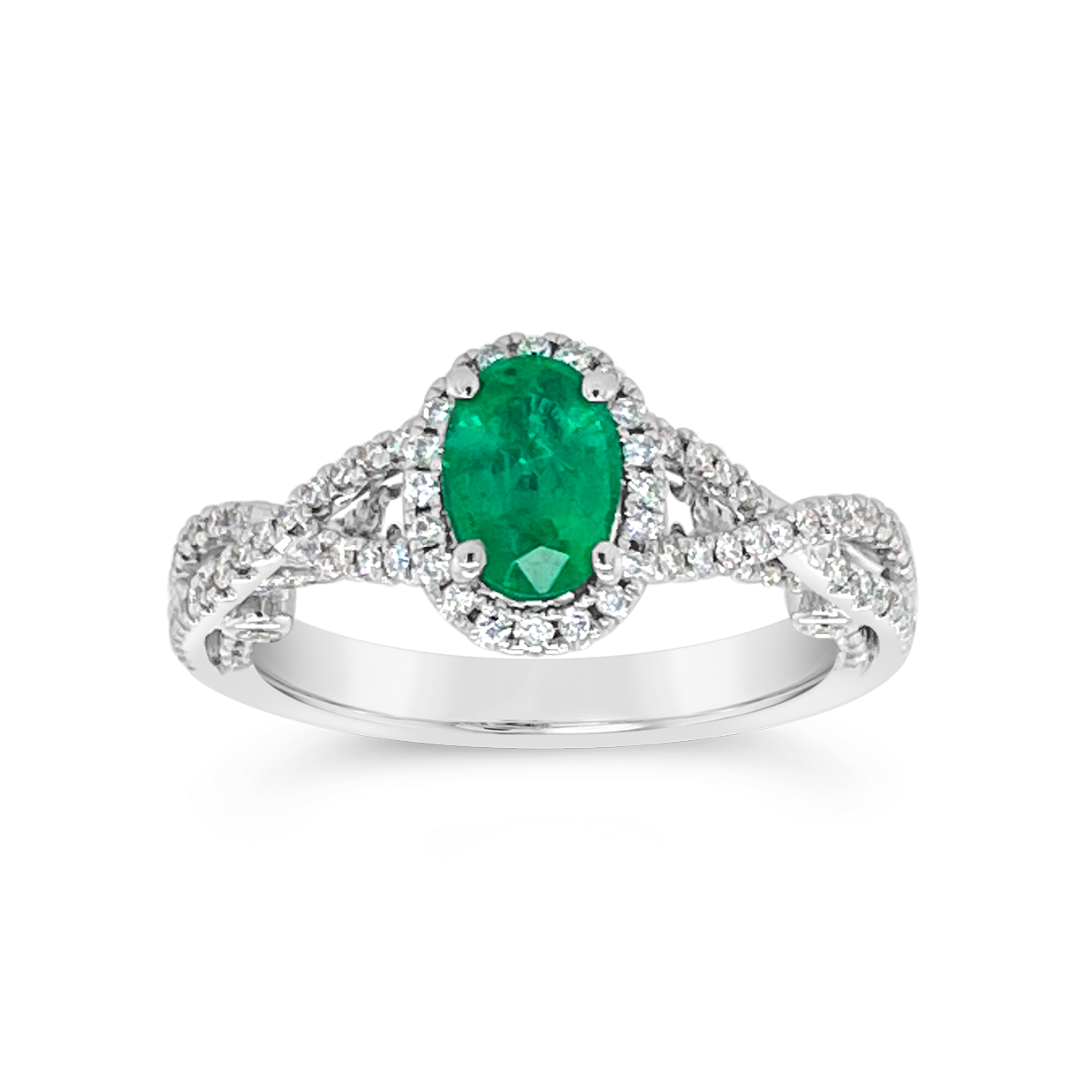 Irisa By Martin Binder Emerald & Diamond Ring