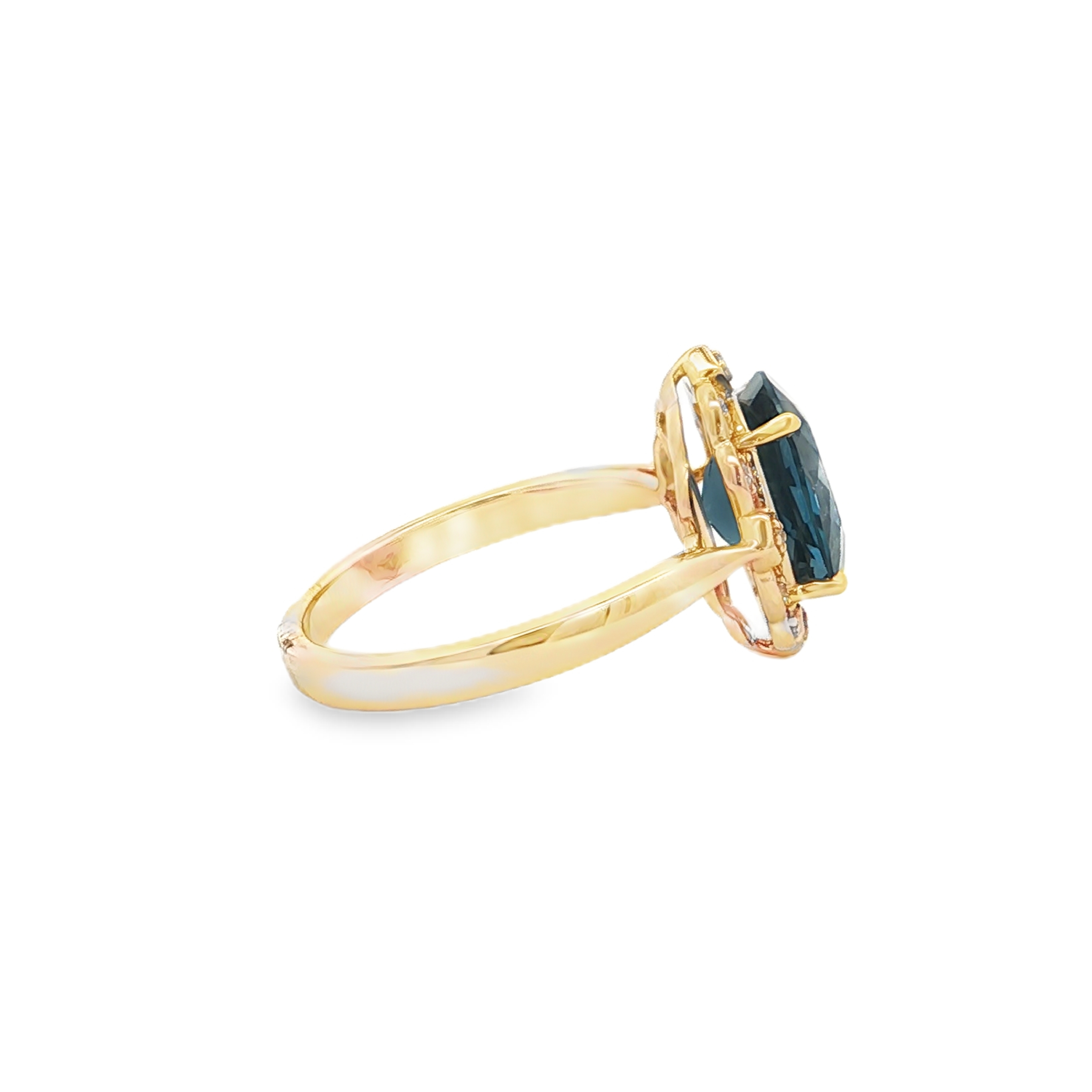 Irisa by Martin Binder London Blue Topaz & Diamond Ring