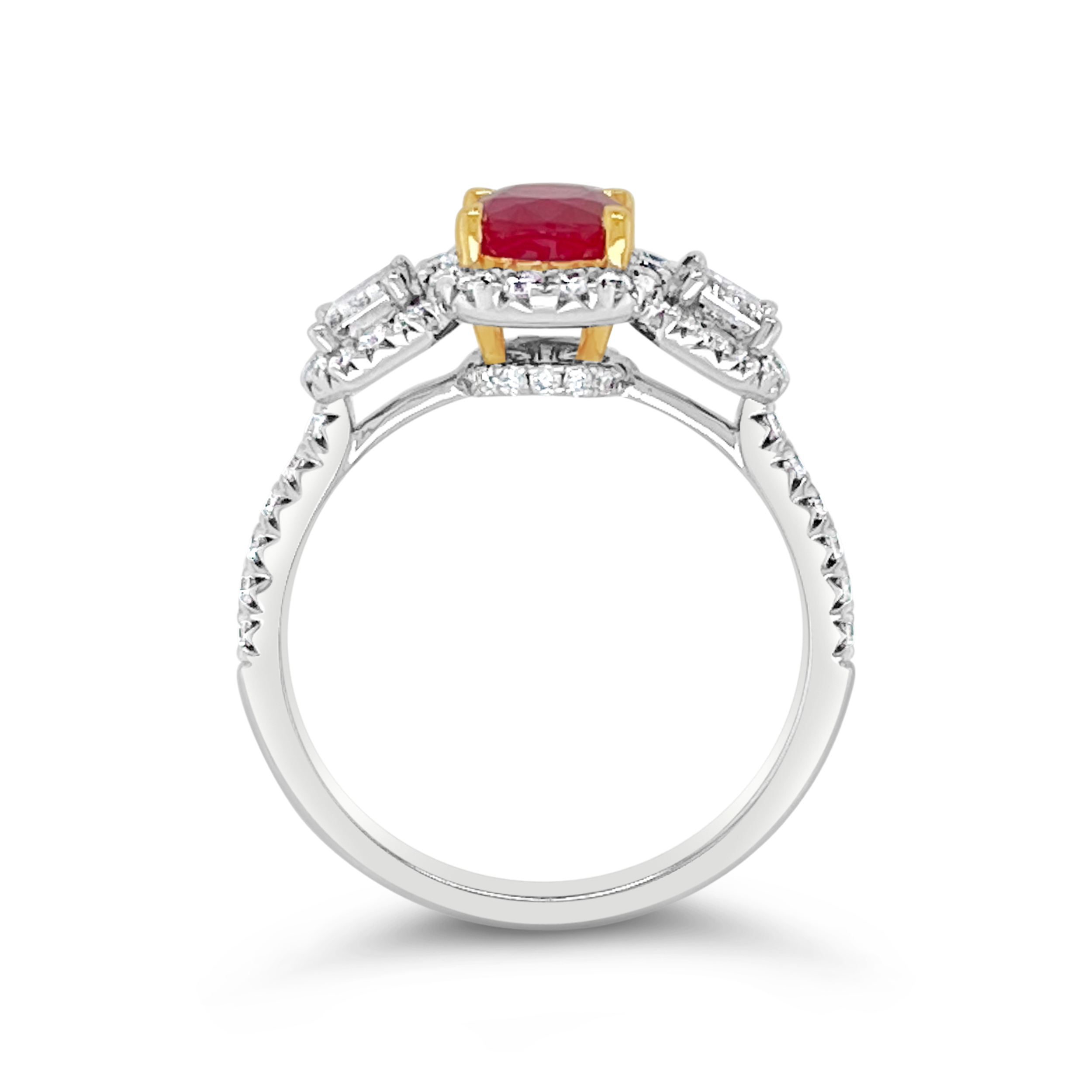 Irisa By Martin Binder Ruby & Diamond Statement Ring