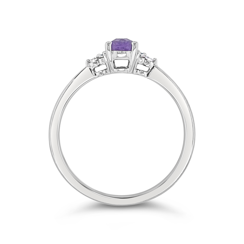 Irisa By Martin Binder Amethyst & Diamond Accent Ring
