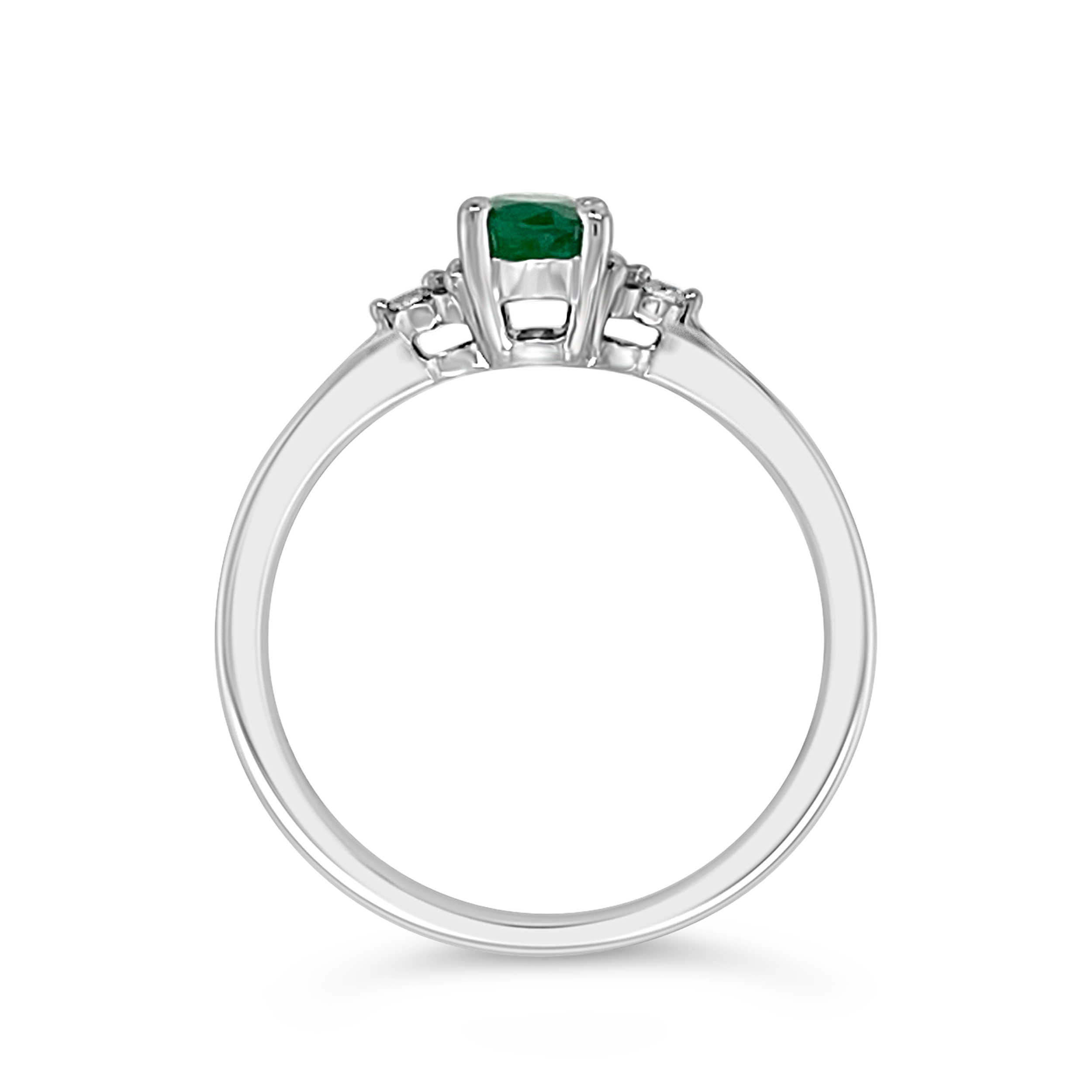 Irisa By Martin Binder Emerald & Diamond Accent Ring