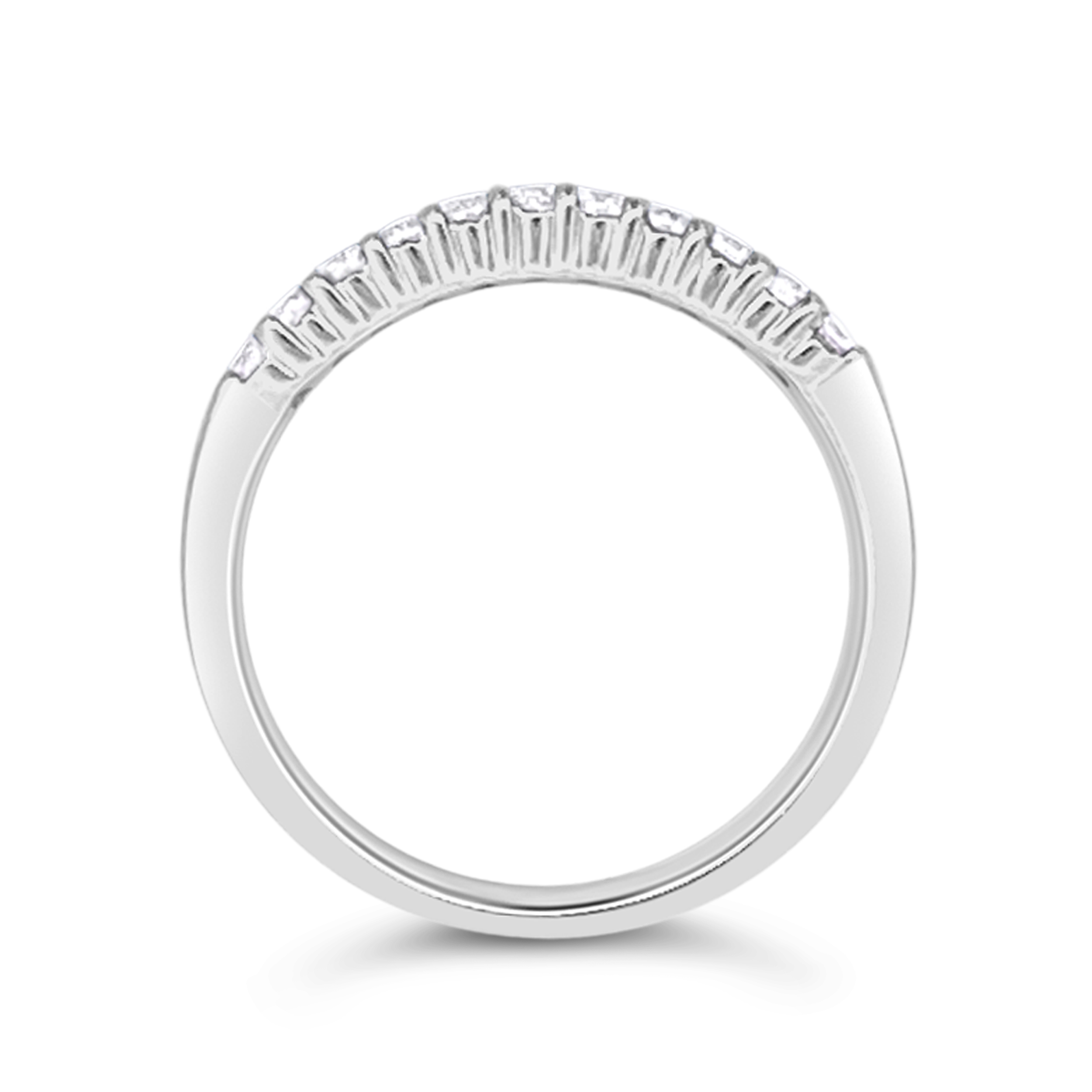 Irisa By Martin Binder Blue Sapphire & Diamond Wide Ring