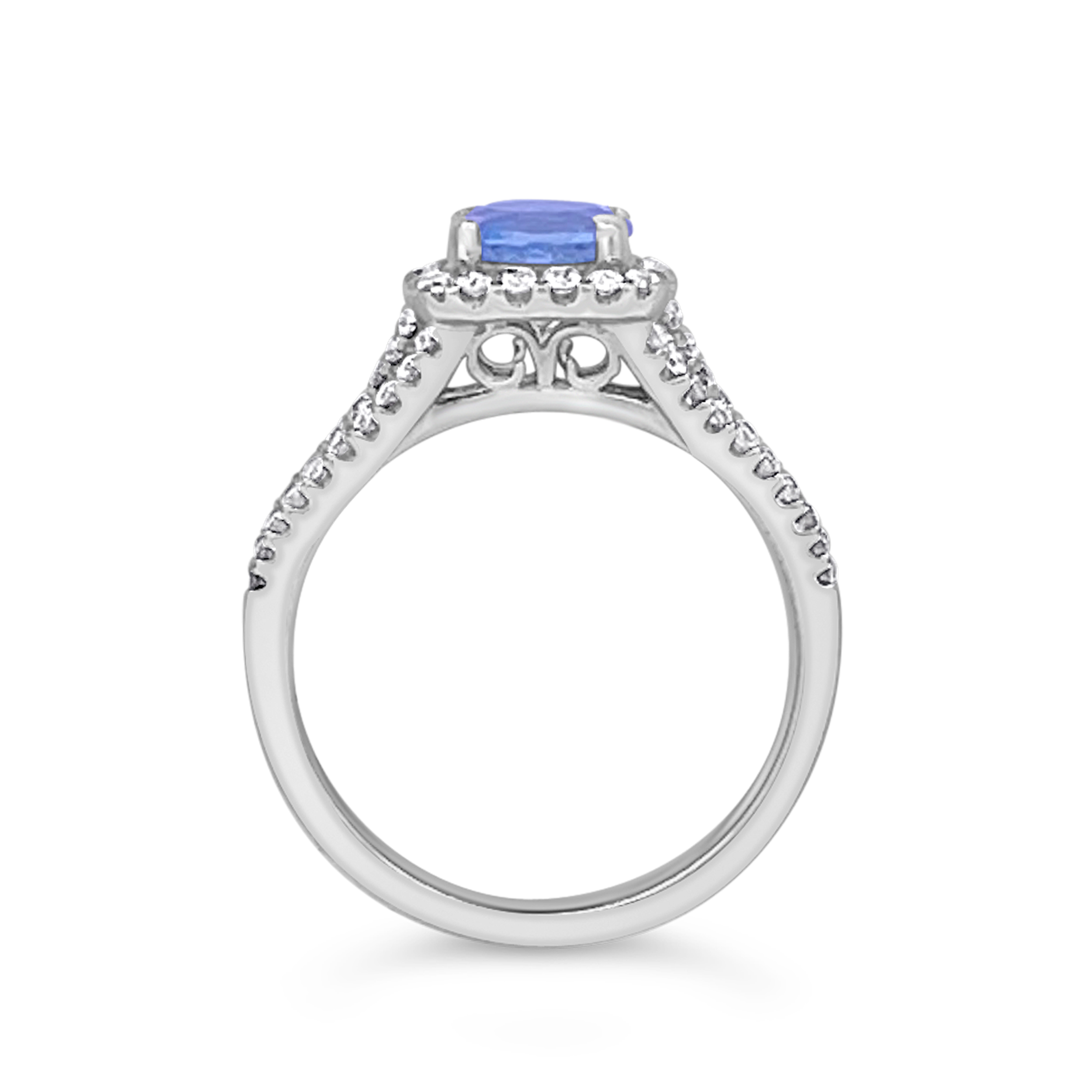 Irisa By Martin Binder Aquamarine & Diamond Triple Band Ring