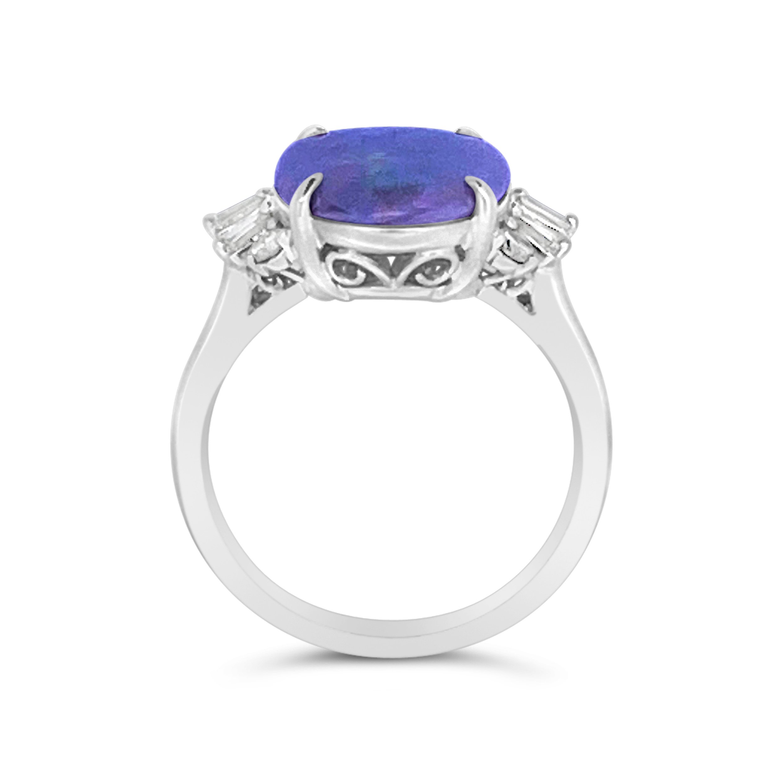 Irisa By Martin Binder Platinum Opal & Diamond Statement Ring