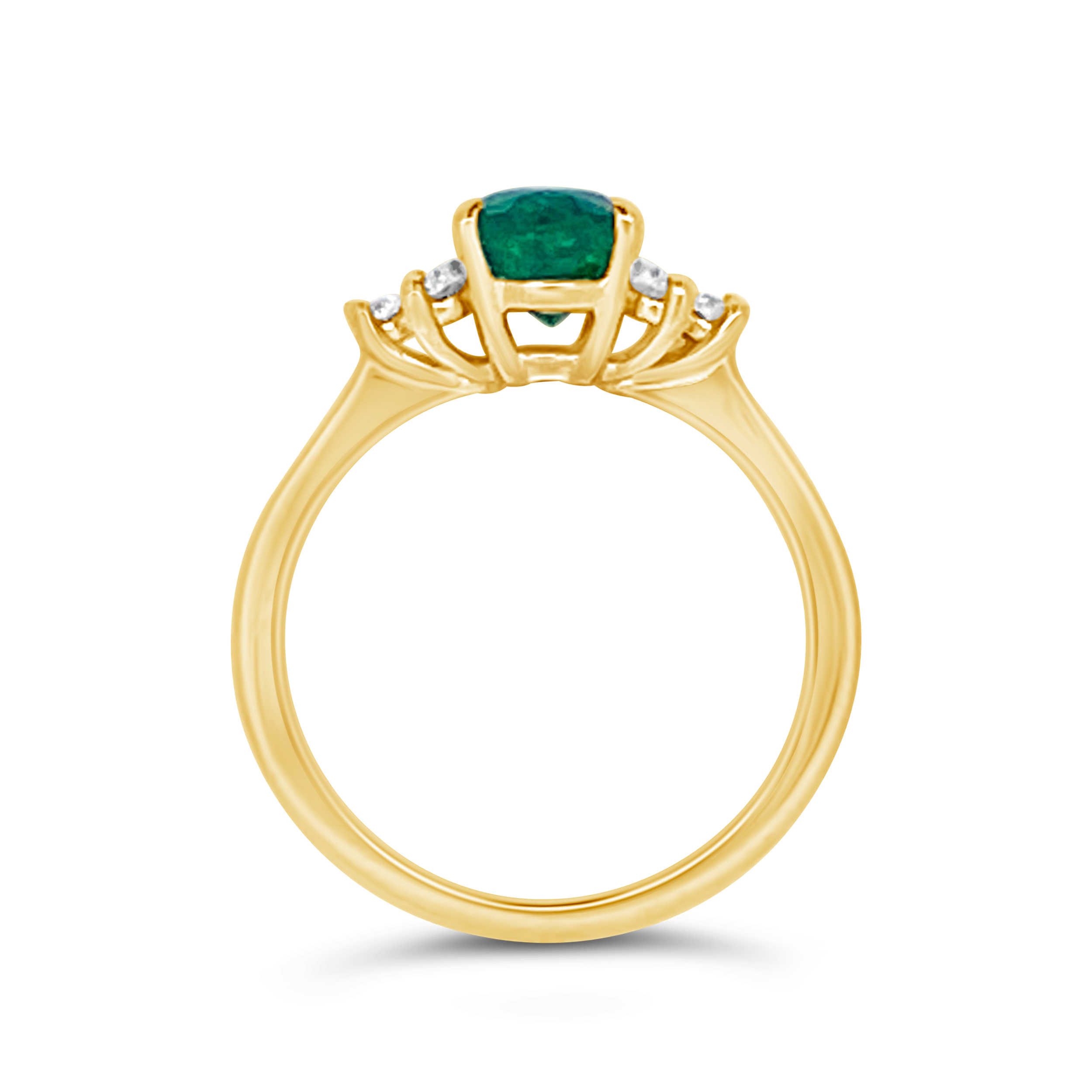 Irisa By Martin Binder Oval Emerald & Diamond Accent Ring