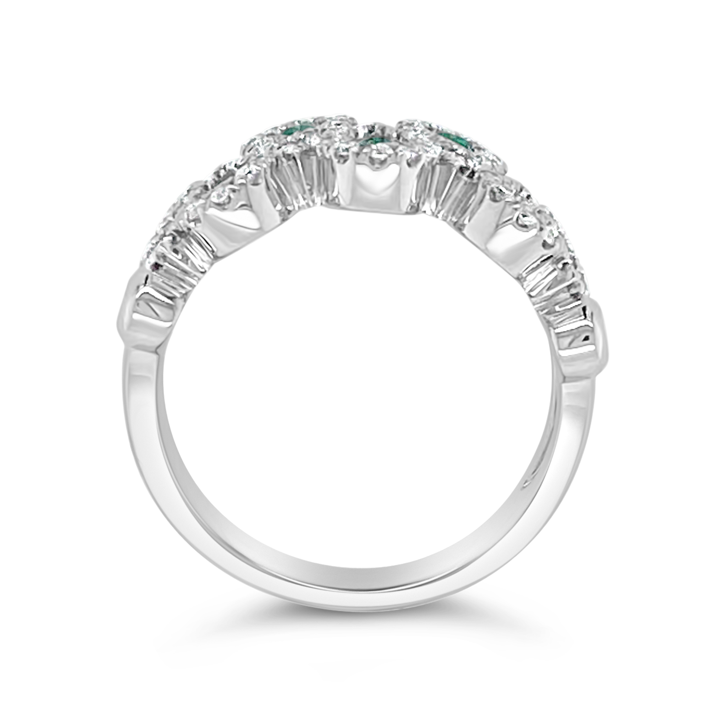 Irisa By Martin Binder The Lake Emerald & Diamond Pear-shaped Ring