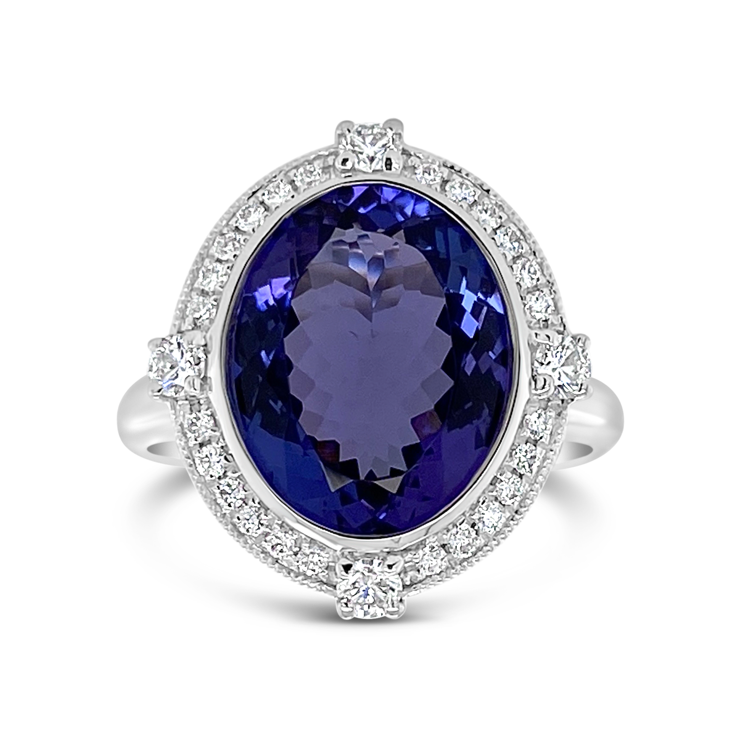Irisa By Martin Binder Tanzanite & Diamond Statement Ring