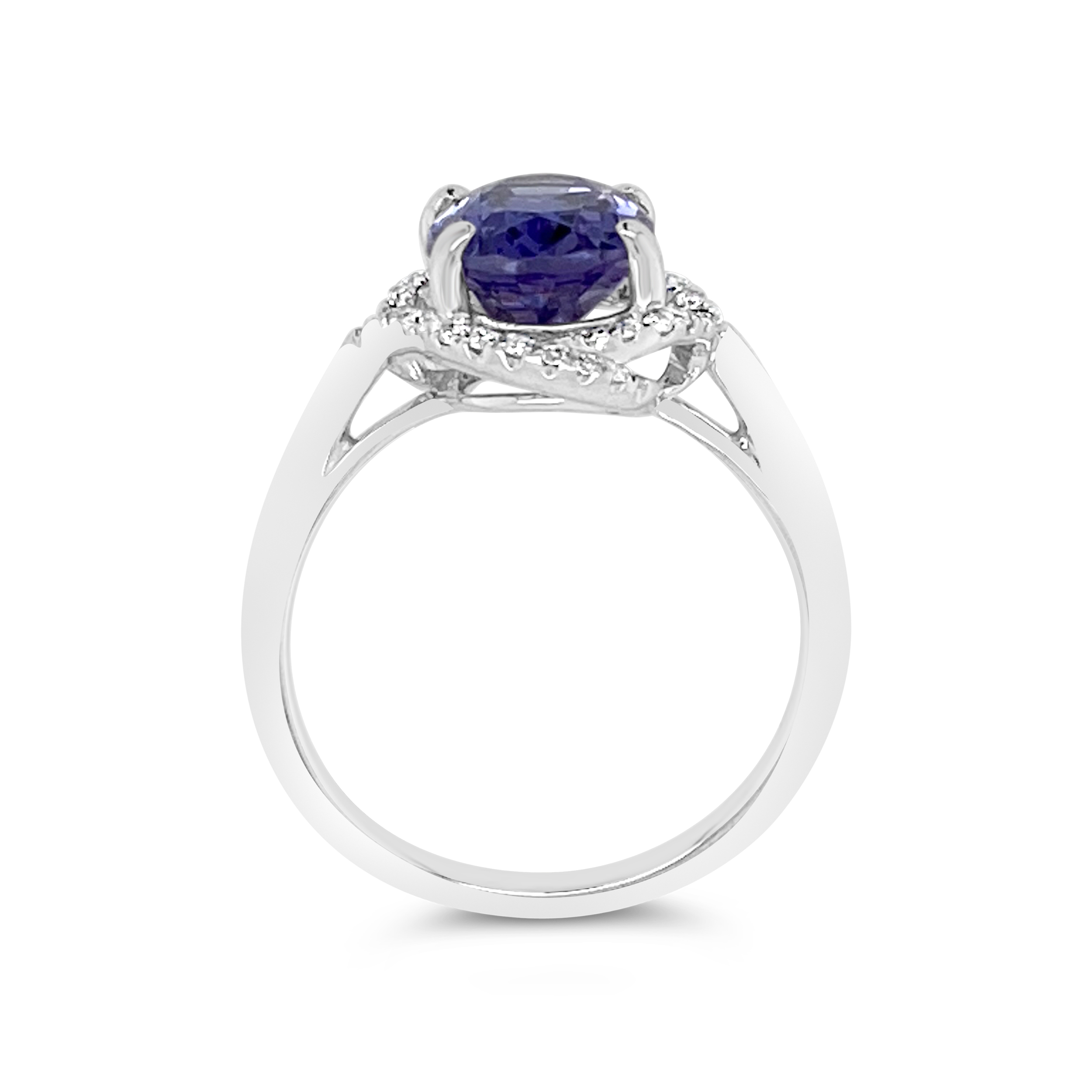 Irisa By Martin Binder Oval Tanzanite & Diamond Ring