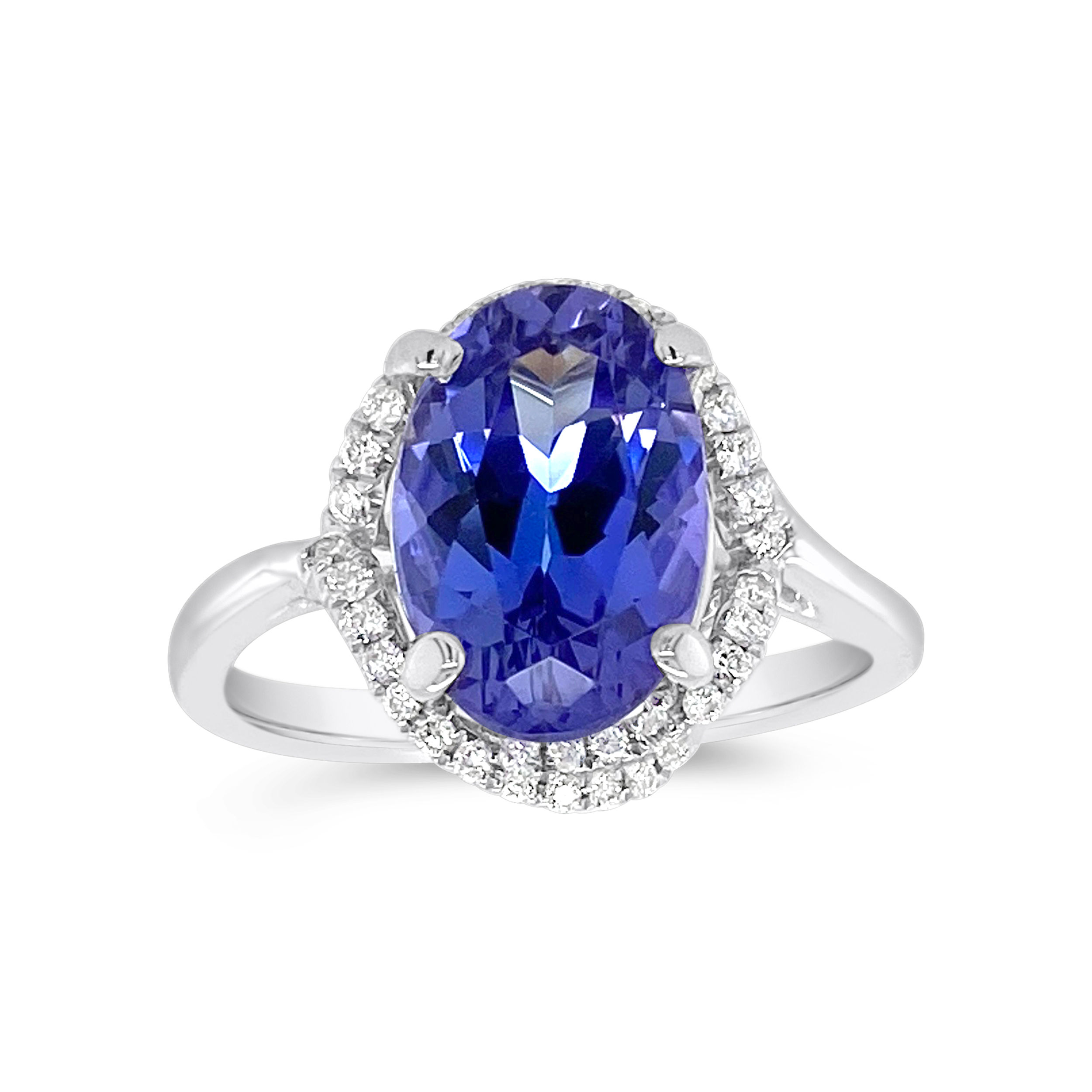 Irisa By Martin Binder Oval Tanzanite & Diamond Ring