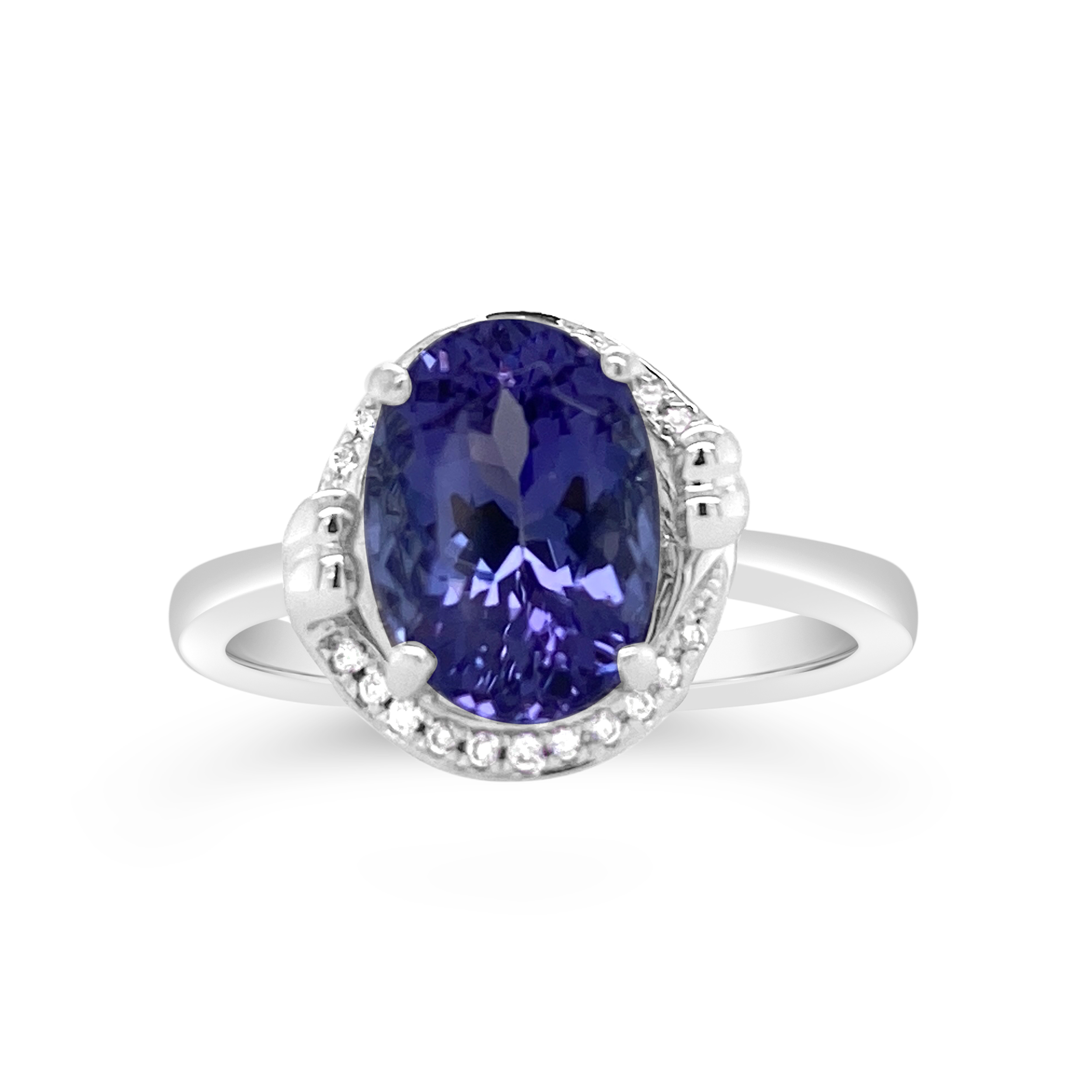 Irisa By Martin Binder Oval Tanzanite & Diamond Ring