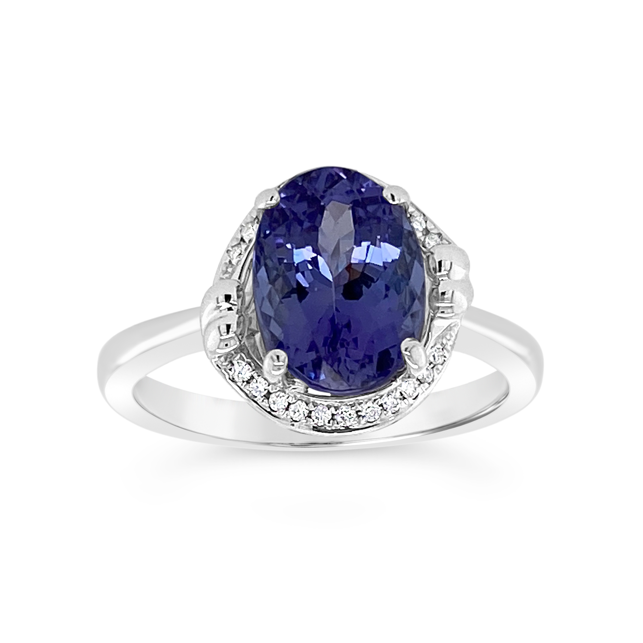 Irisa By Martin Binder Oval Tanzanite & Diamond Ring