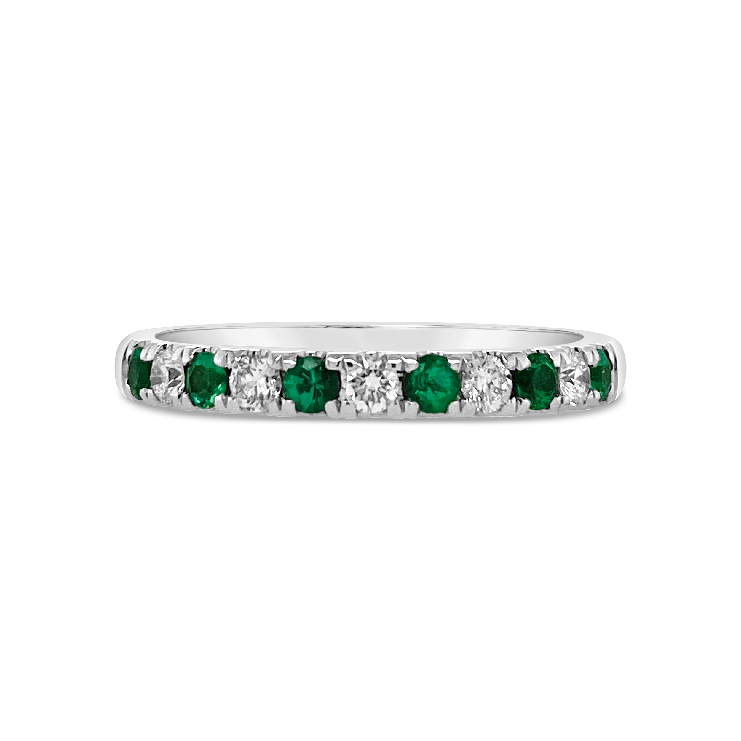 Irisa By Martin Binder Princess Emerald & Diamond Ring