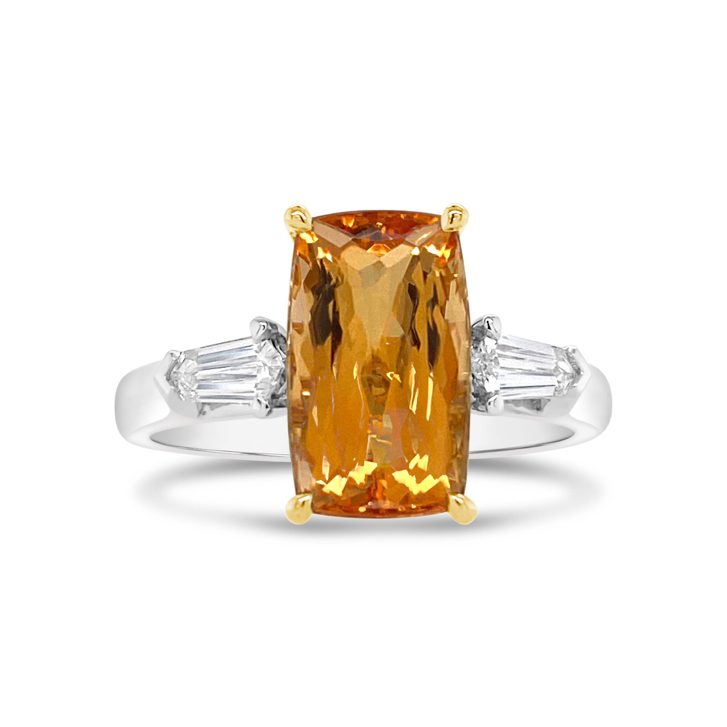 Irisa By Martin Binder Platinum Precious Topaz & Lab-grown Diamond Ring