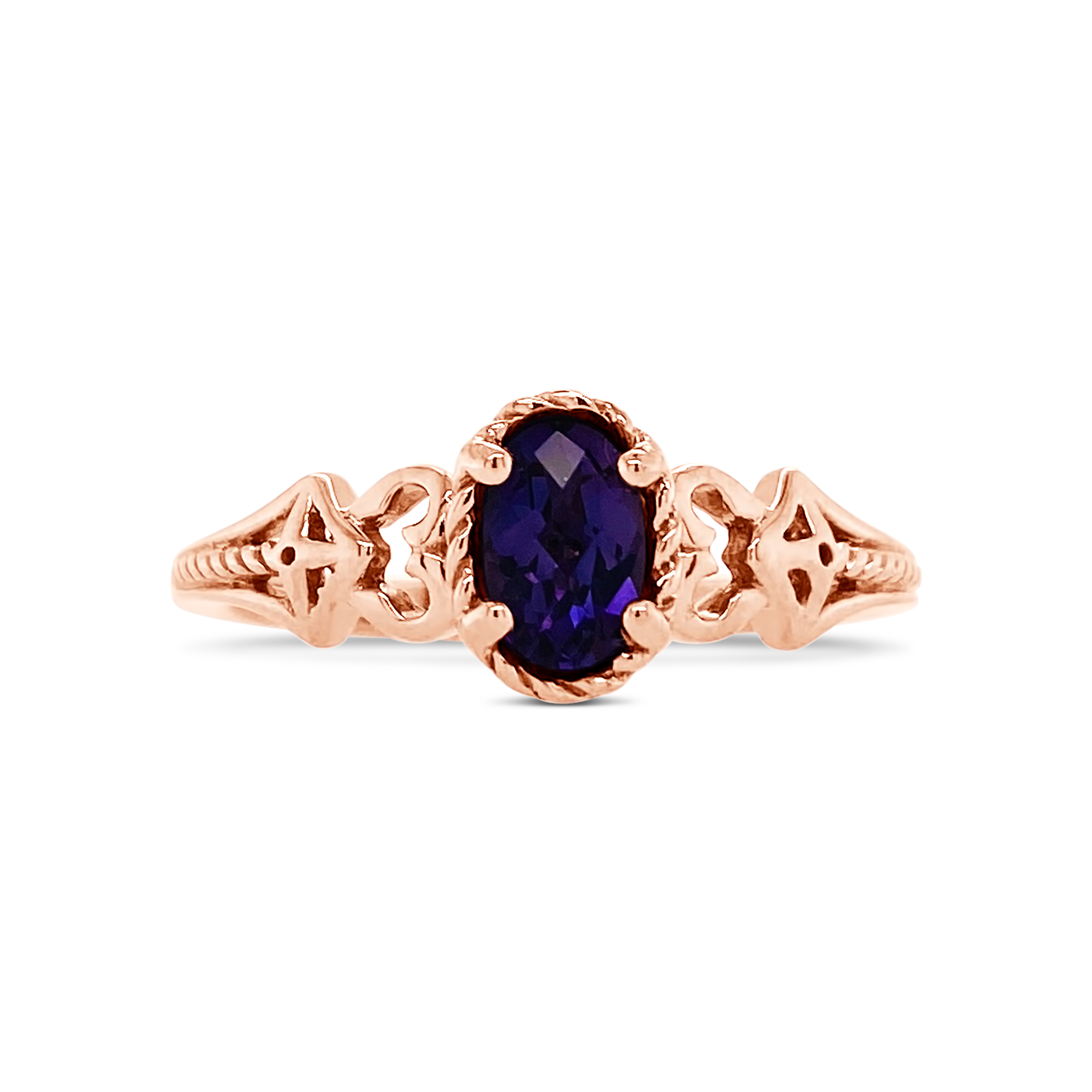 Irisa By Martin Binder Oval Amethyst Gemstone Ring