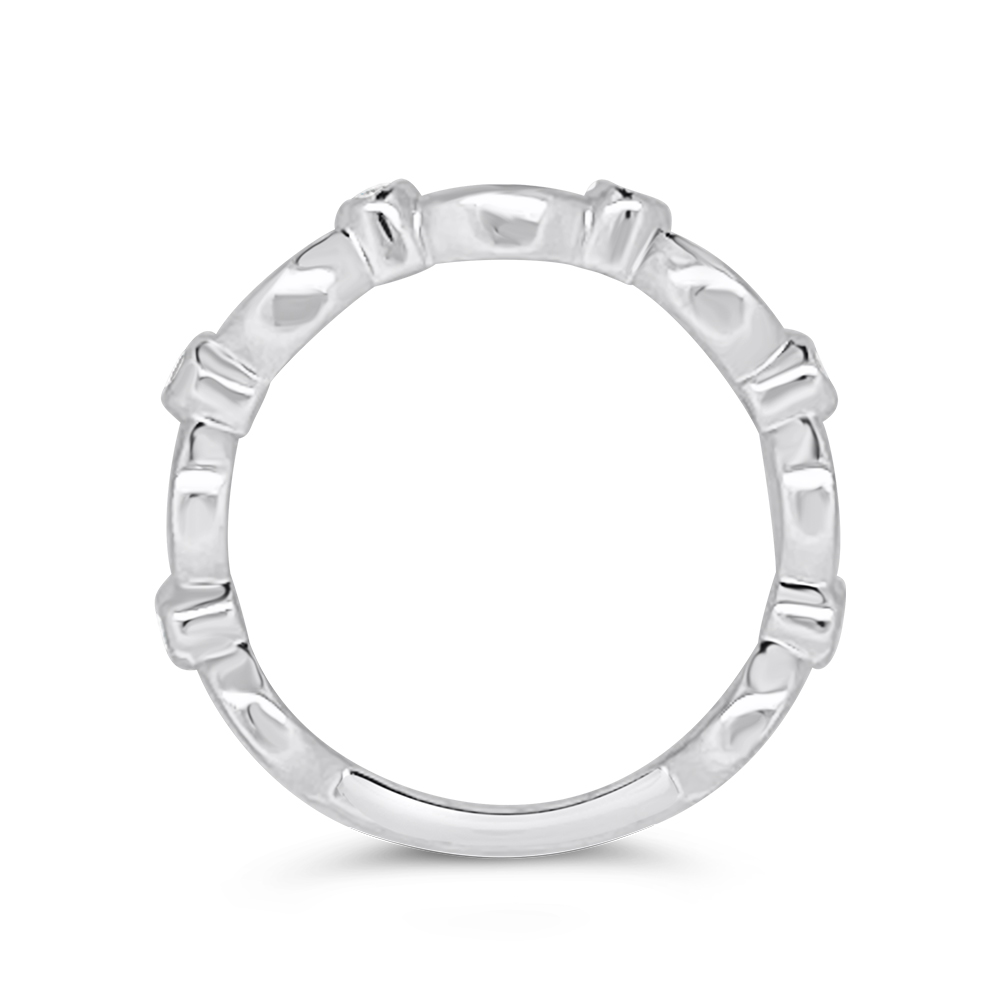 Irisa By Martin Binder Blue Sapphire & Diamond Stacking Ring