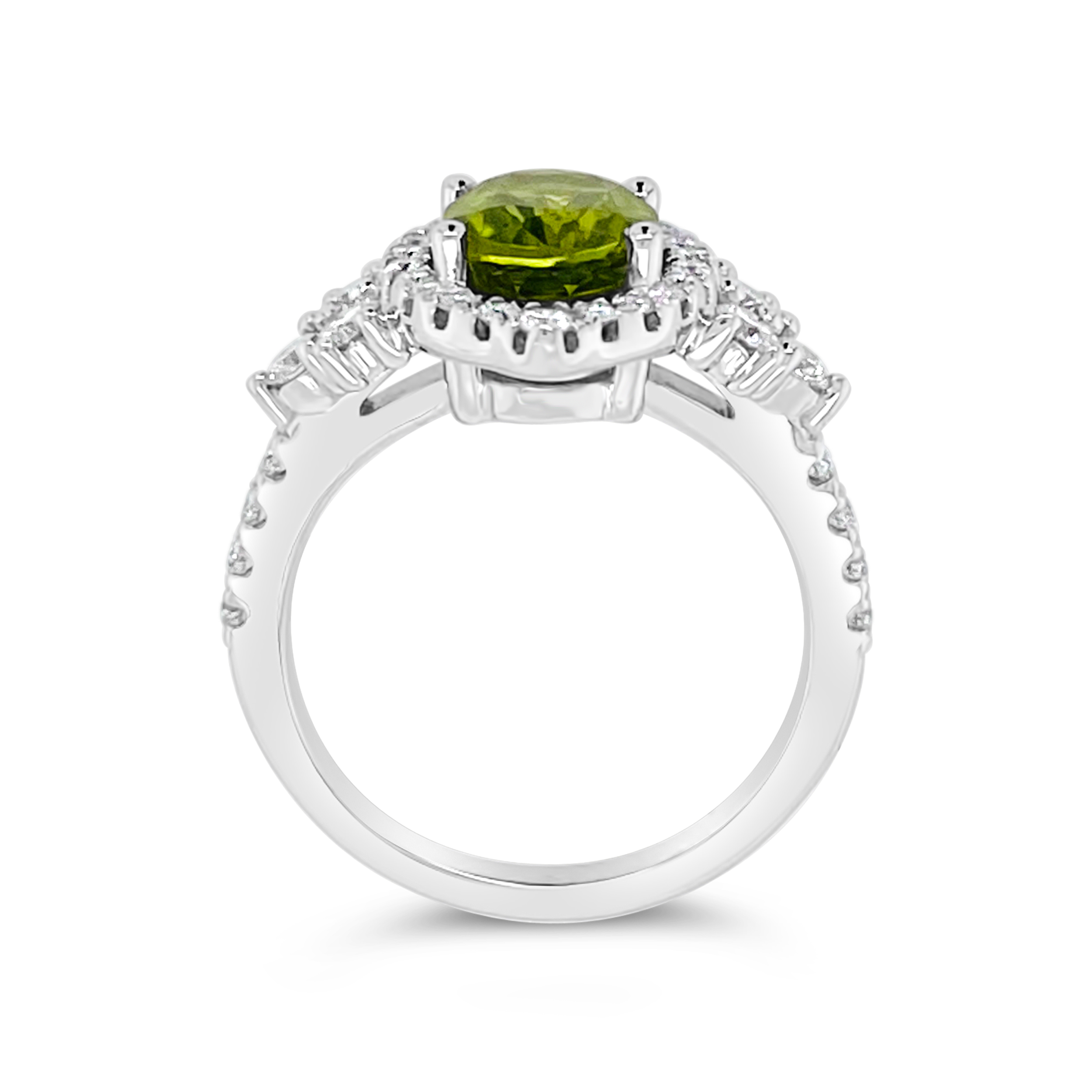 Irisa by Martin Binder Peridot & Diamond Statement Ring
