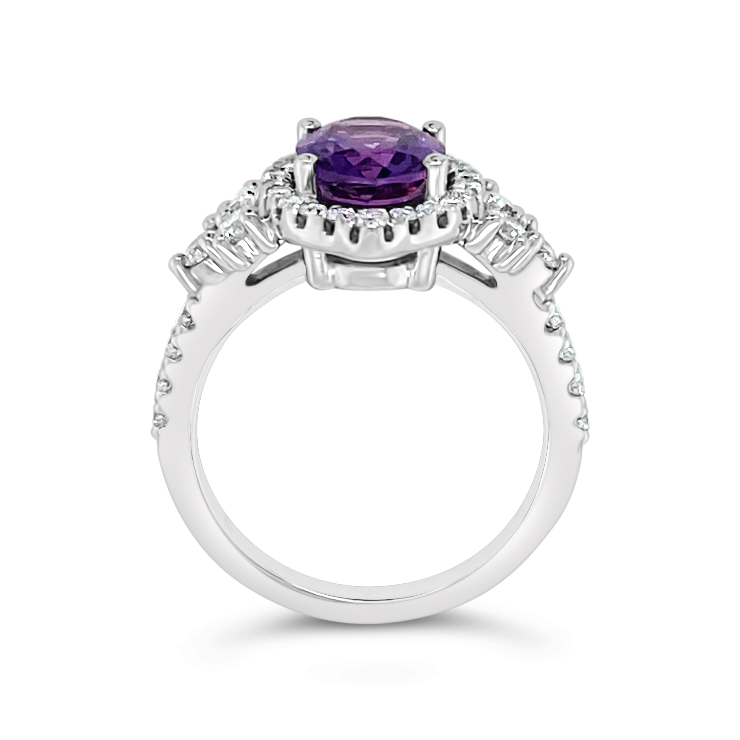 Irisa by Martin Binder Amethyst & Diamond Statement Ring
