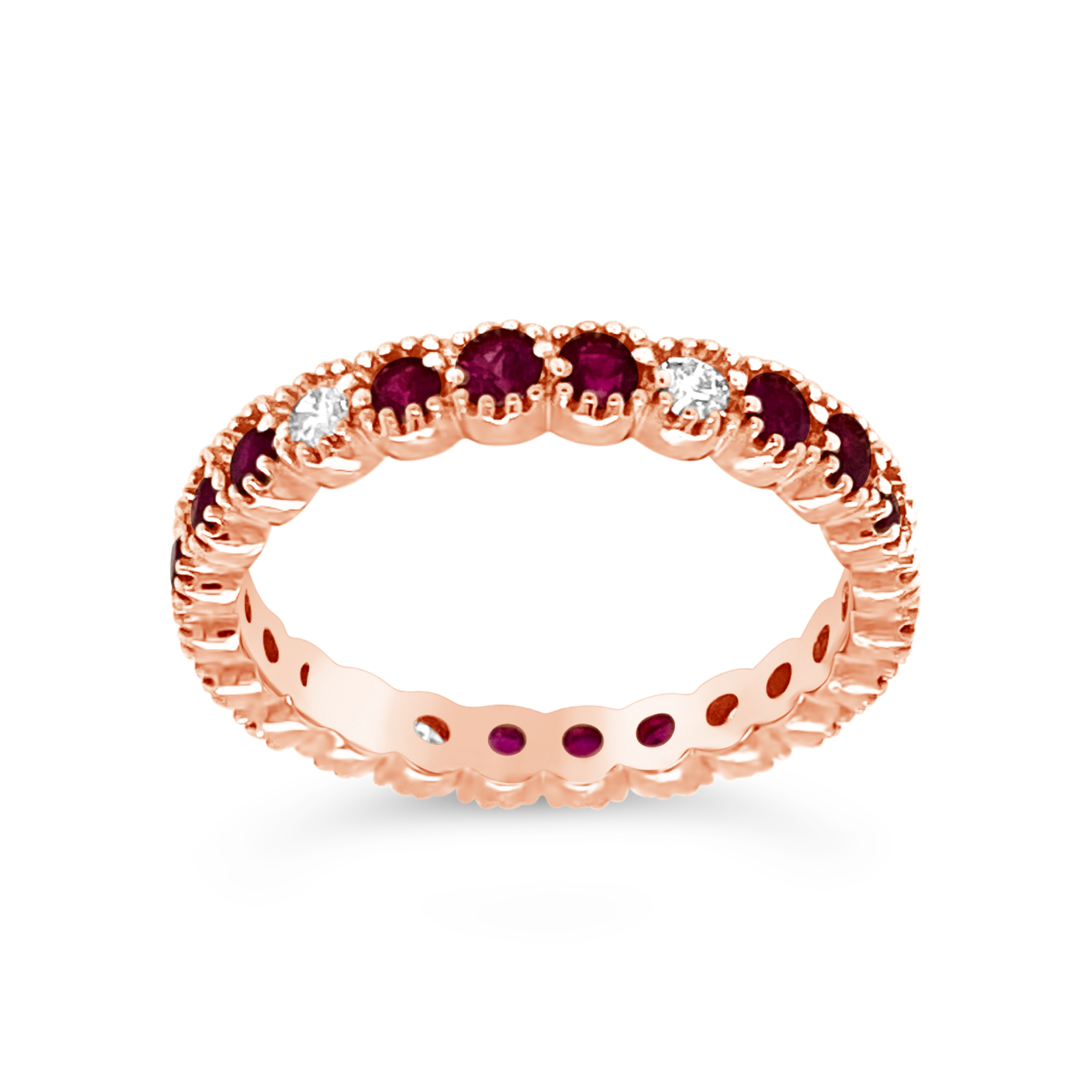 Irisa By Martin Binder Ruby & Diamond Eternity Ring