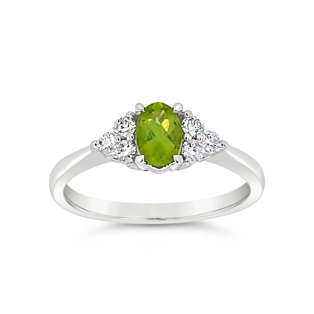 Irisa By Martin Binder Peridot & Diamond Accent Ring