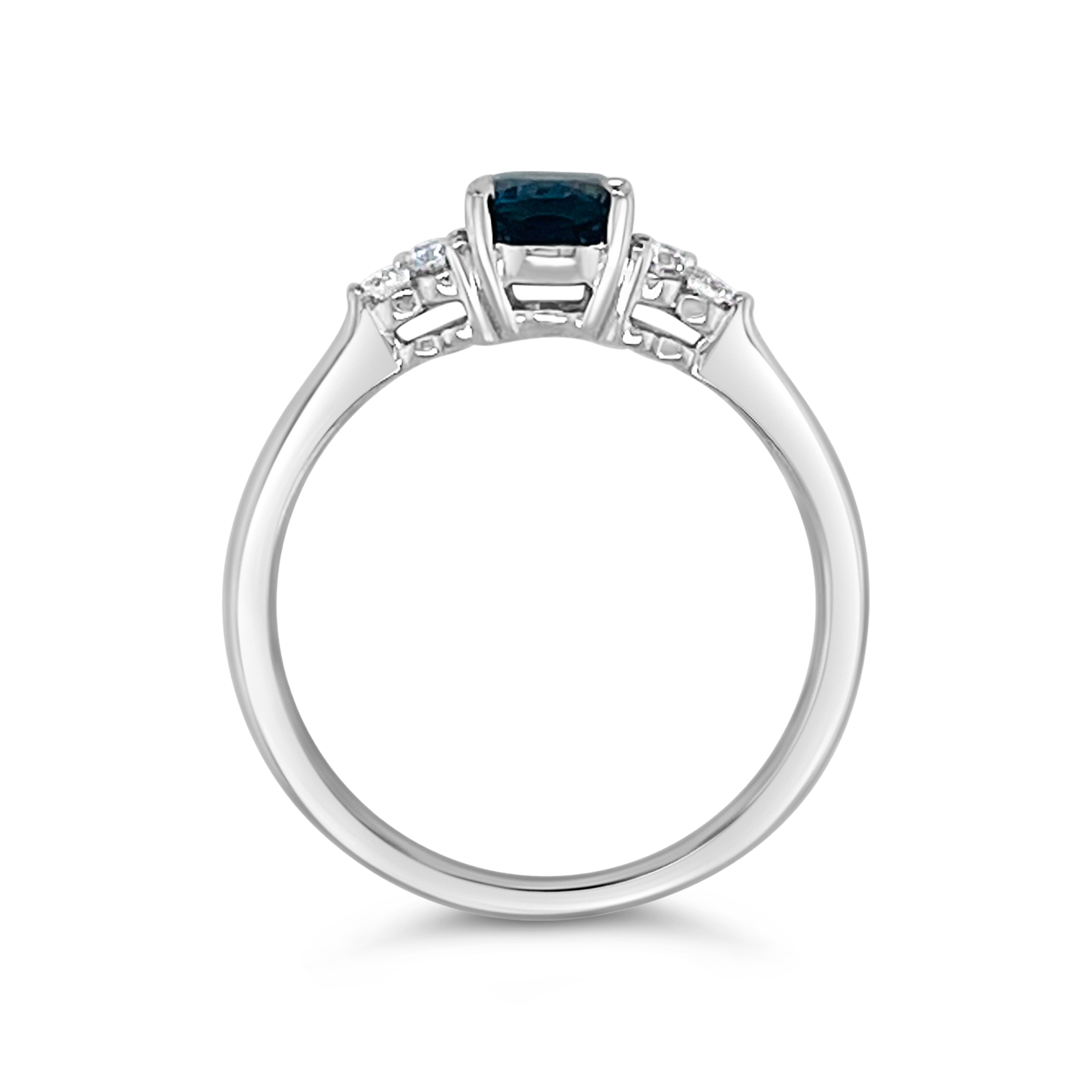 Irisa By Martin Binder London Blue Topaz & Diamond Accent Ring