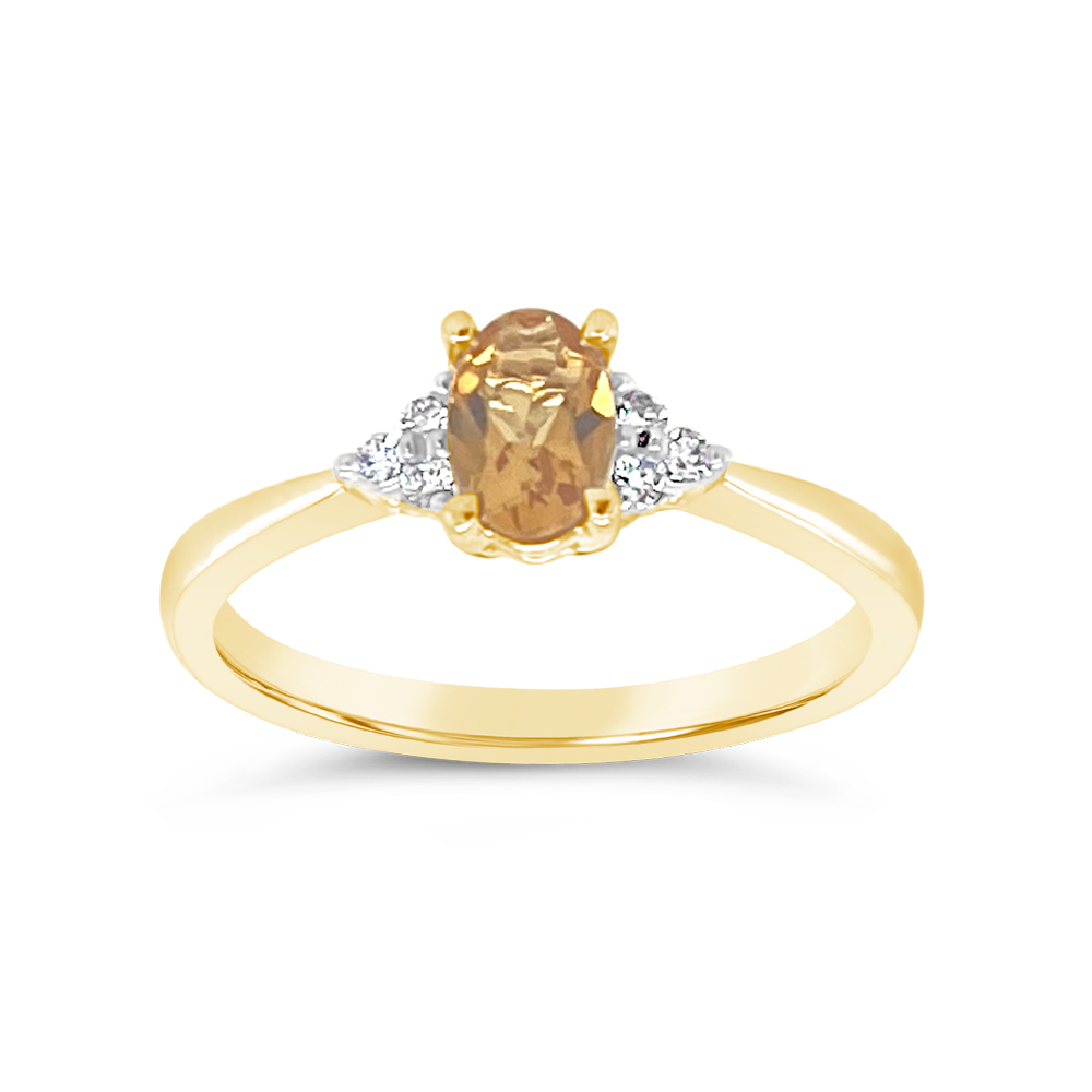 Irisa By Martin Binder Citrine & Diamond Accent Ring