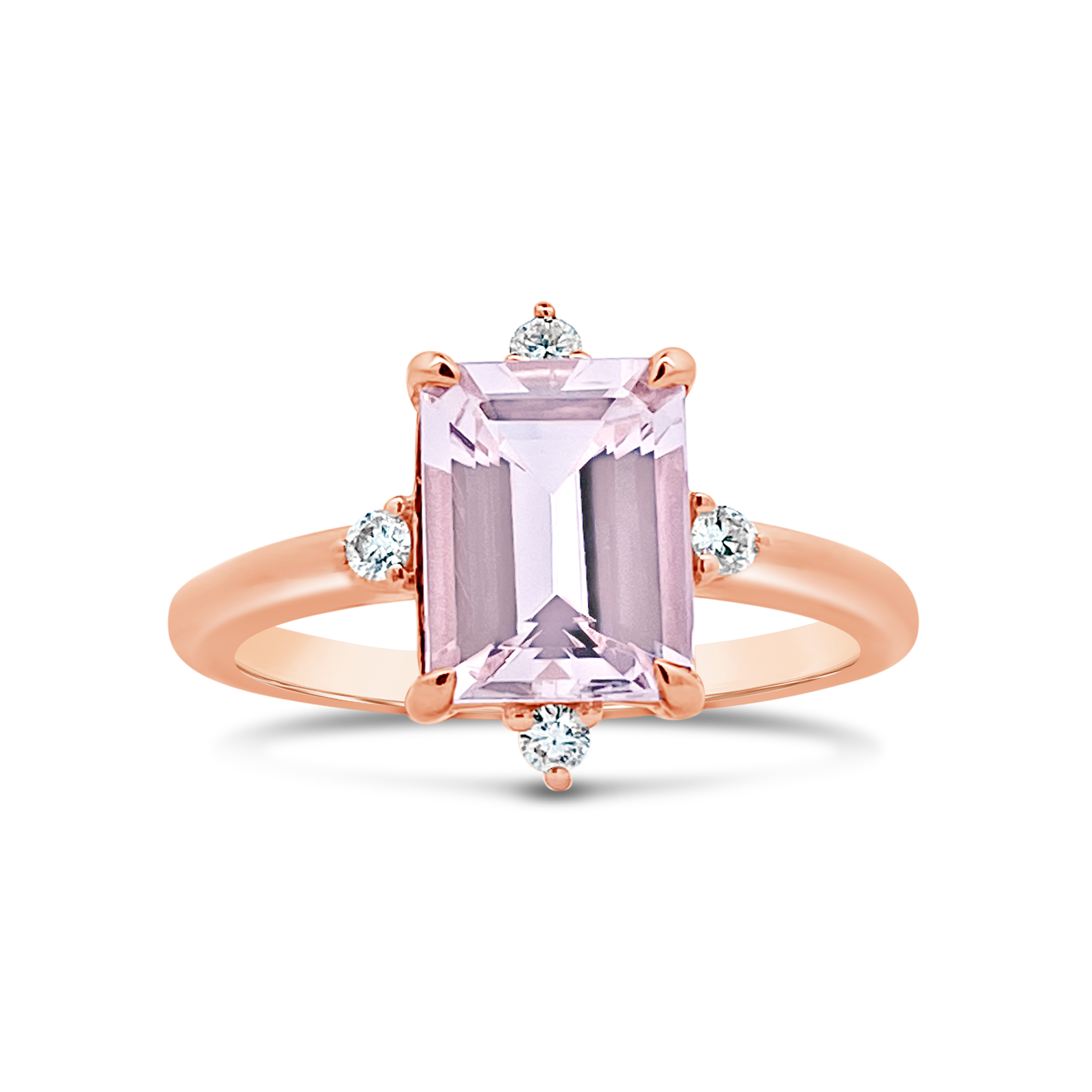 Irisa by Martin Binder Morganite & Diamond Accent Ring