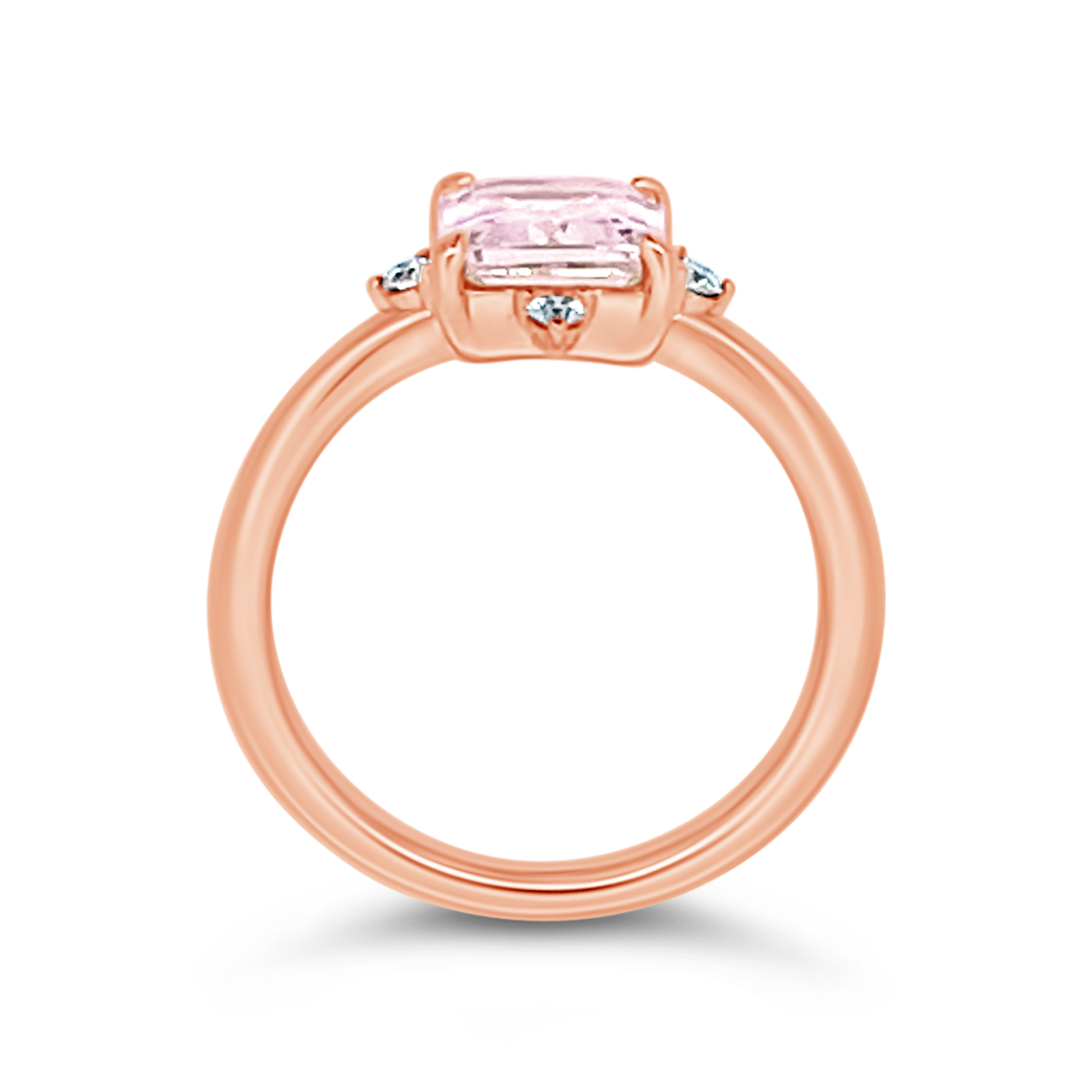 Irisa by Martin Binder Morganite & Diamond Accent Ring