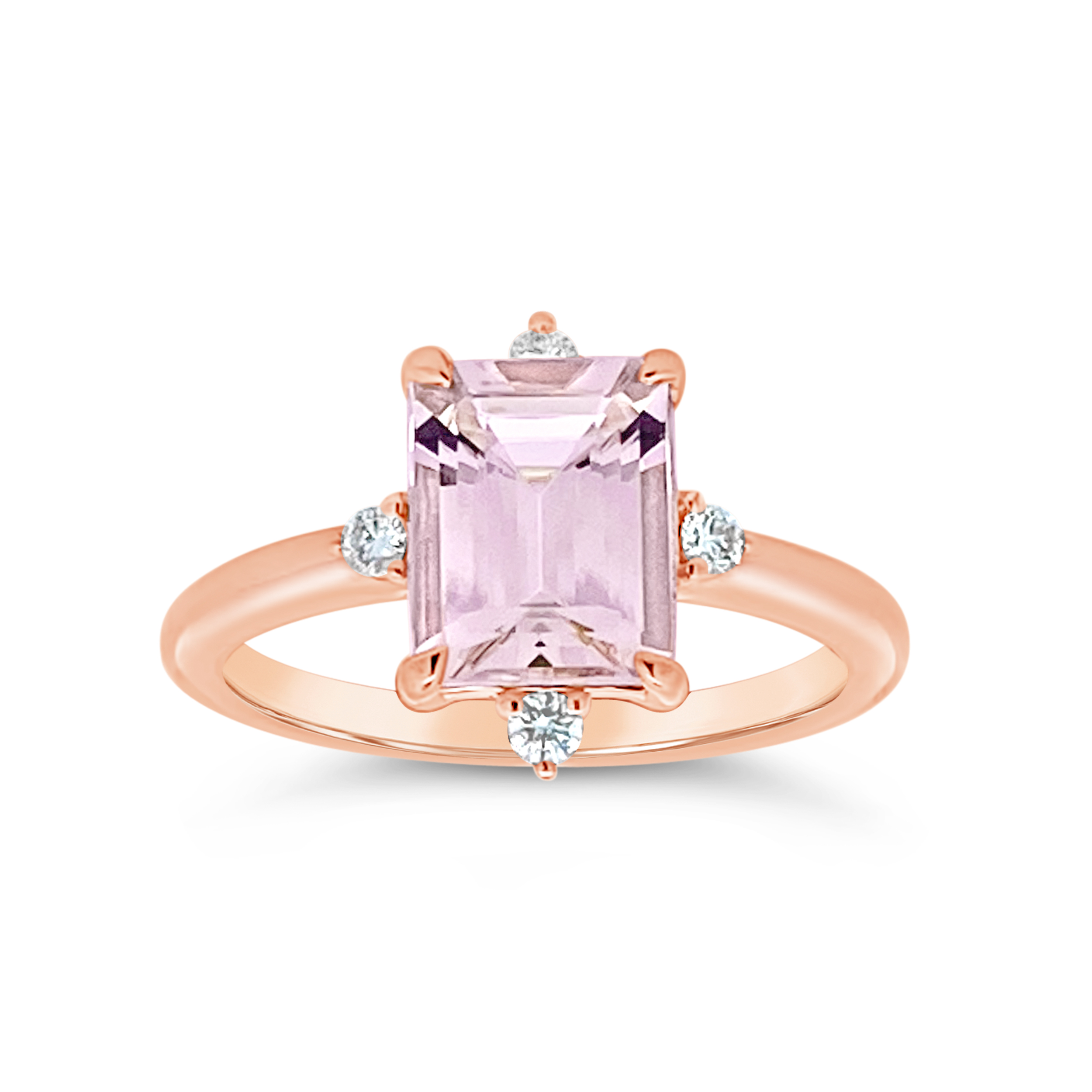 Irisa by Martin Binder Morganite & Diamond Accent Ring