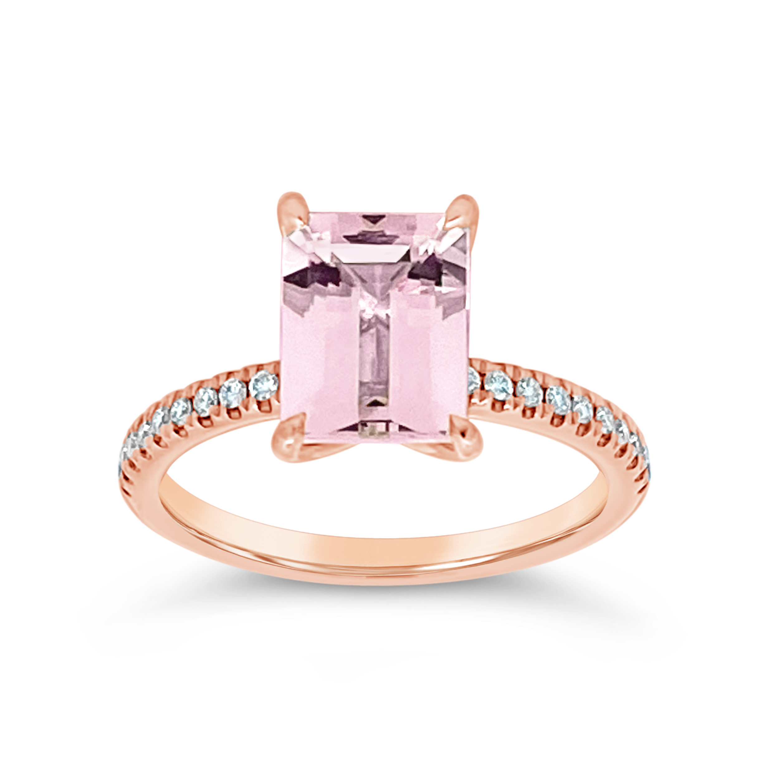 Irisa by Martin Binder Morganite & Diamond Ring