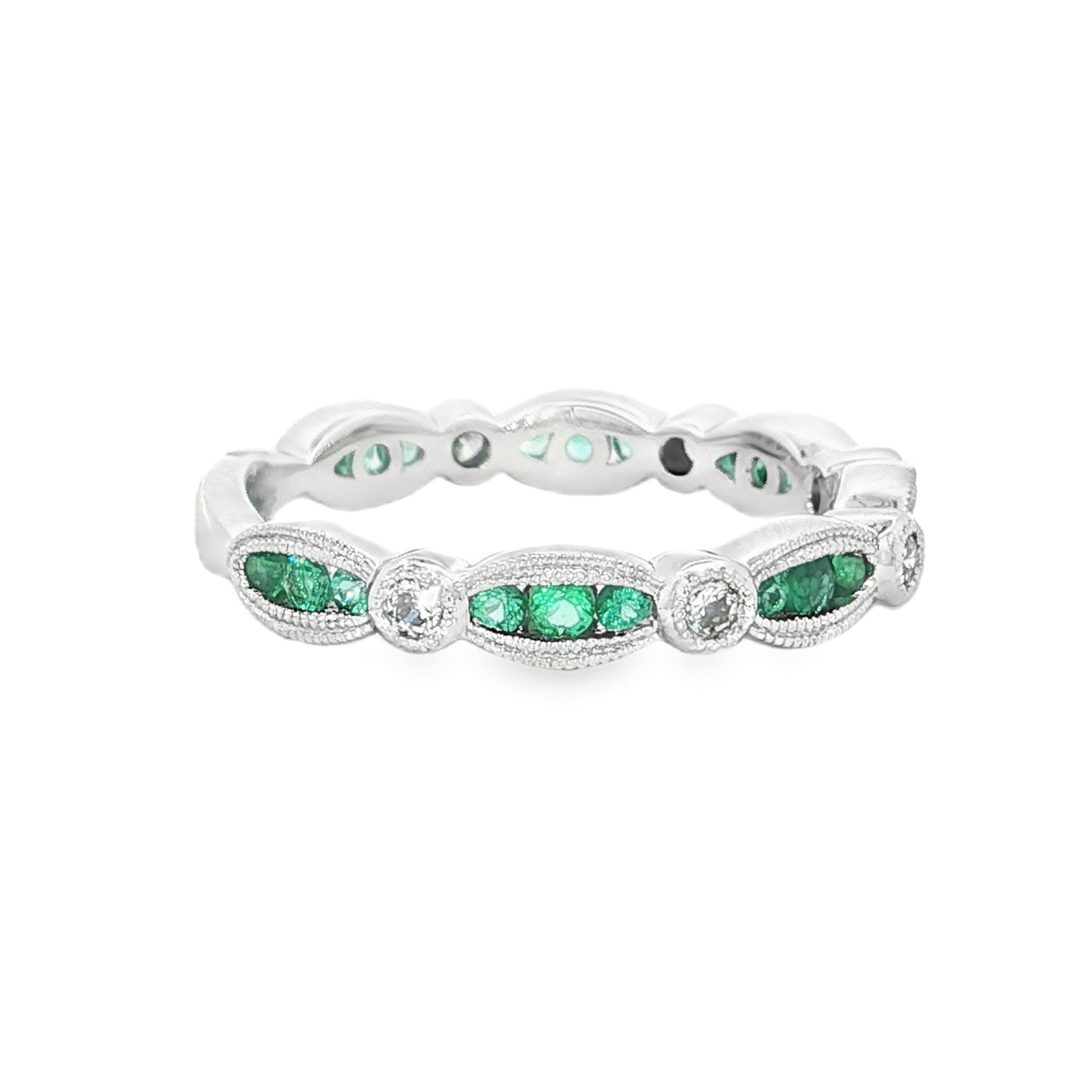 Irisa by Martin Binder Emerald & Diamond Ring