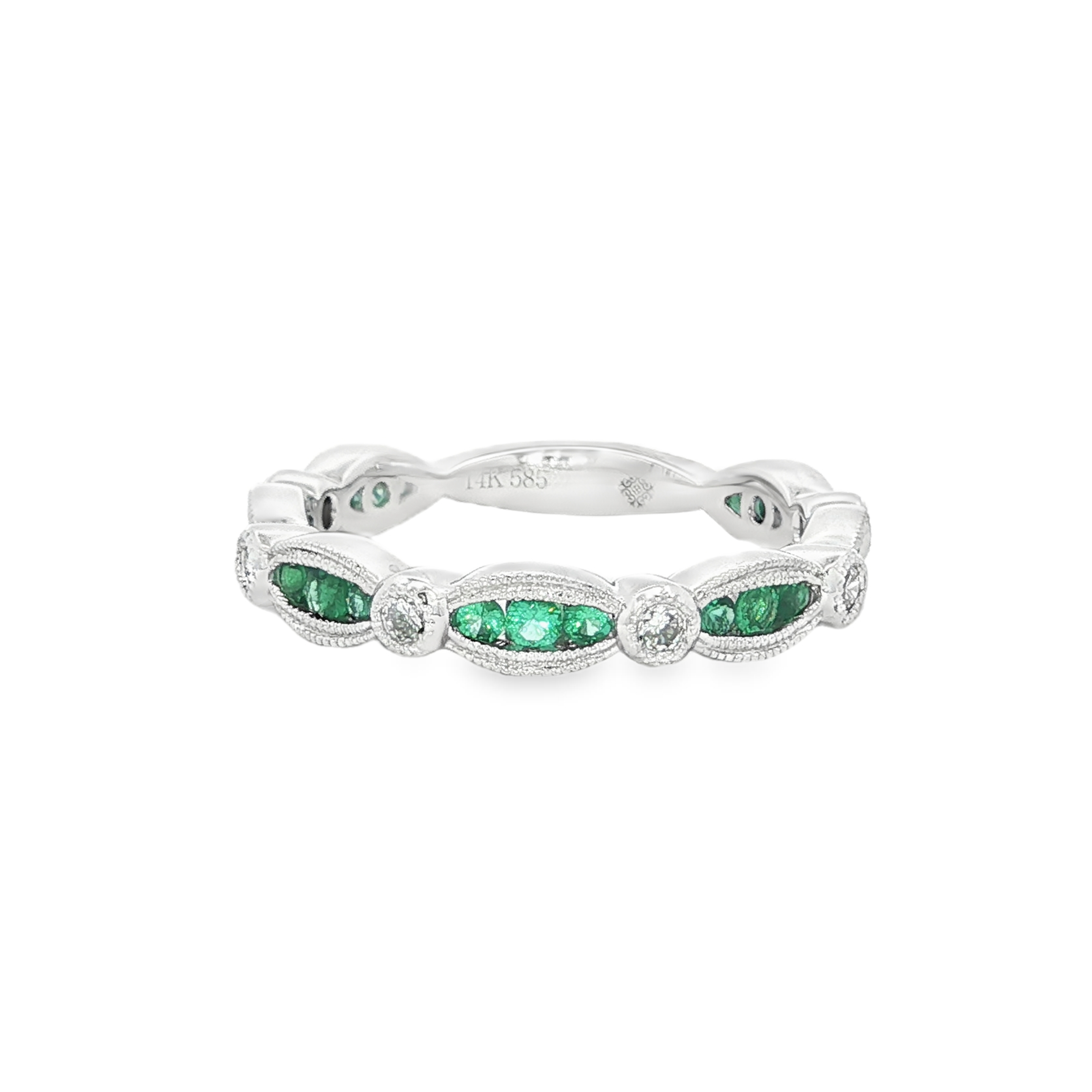 Irisa by Martin Binder Emerald & Diamond Ring