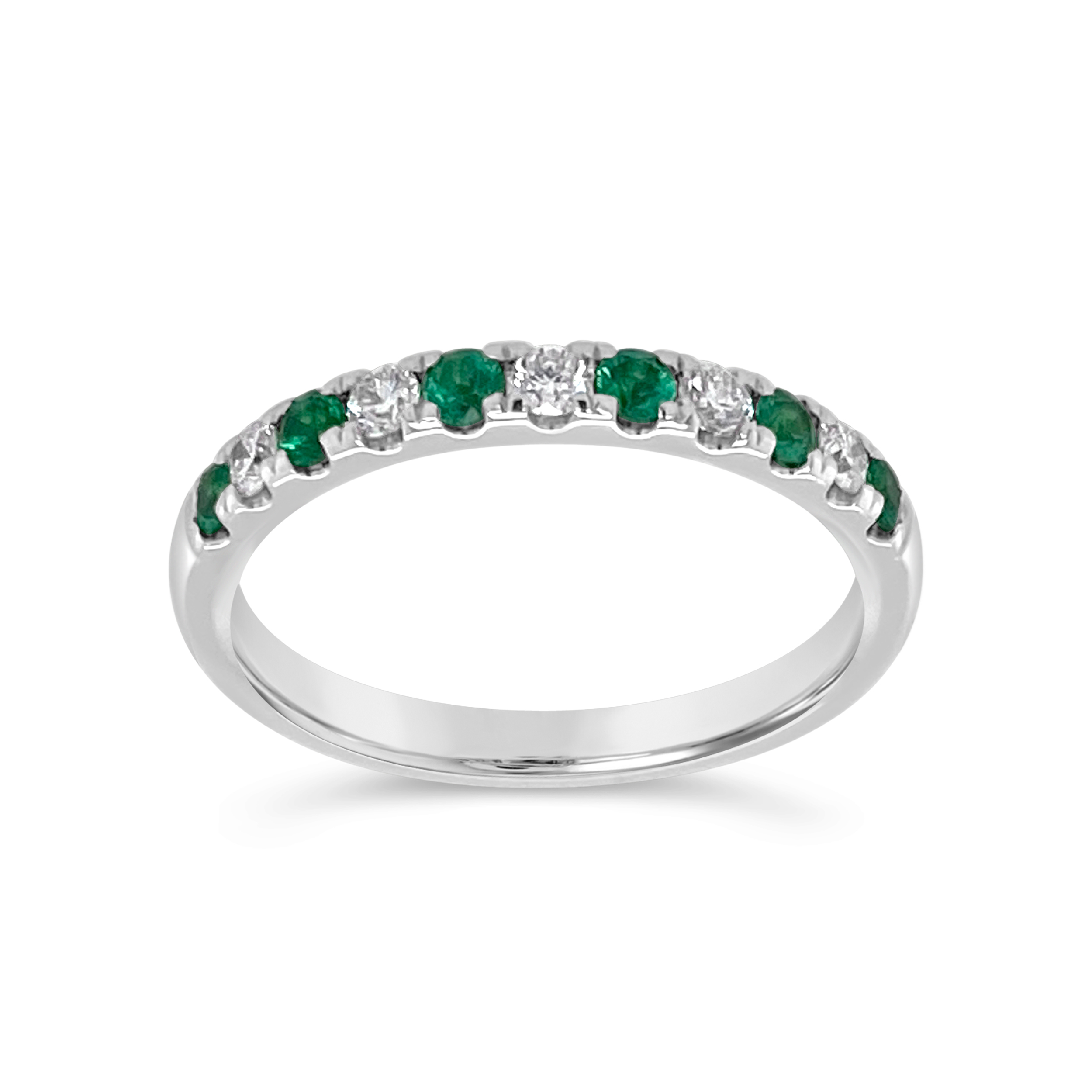 Irisa by Martin Binder Princess Emerald & Diamond Ring