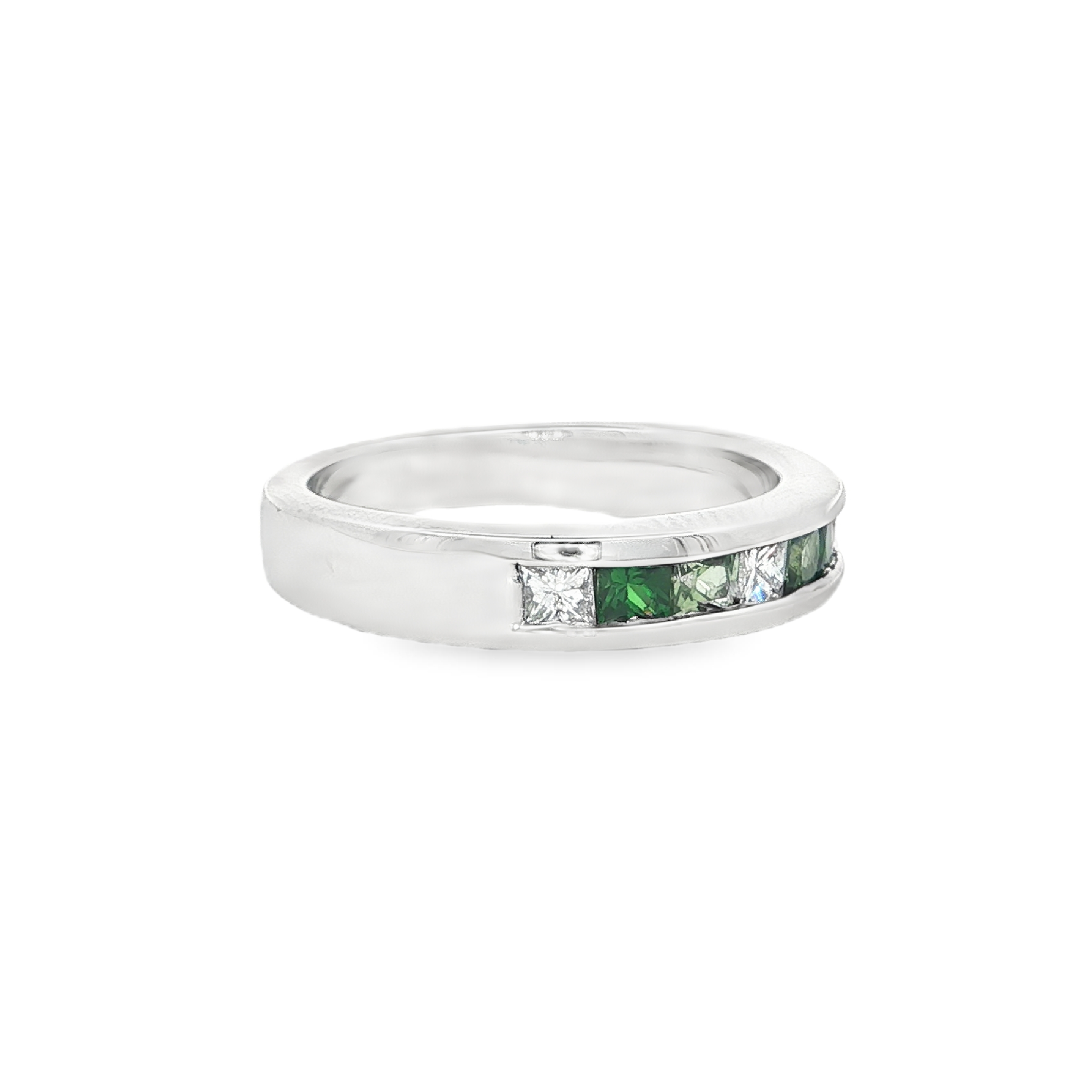 Irisa by Martin Binder Gemstone & Diamond Channel Band