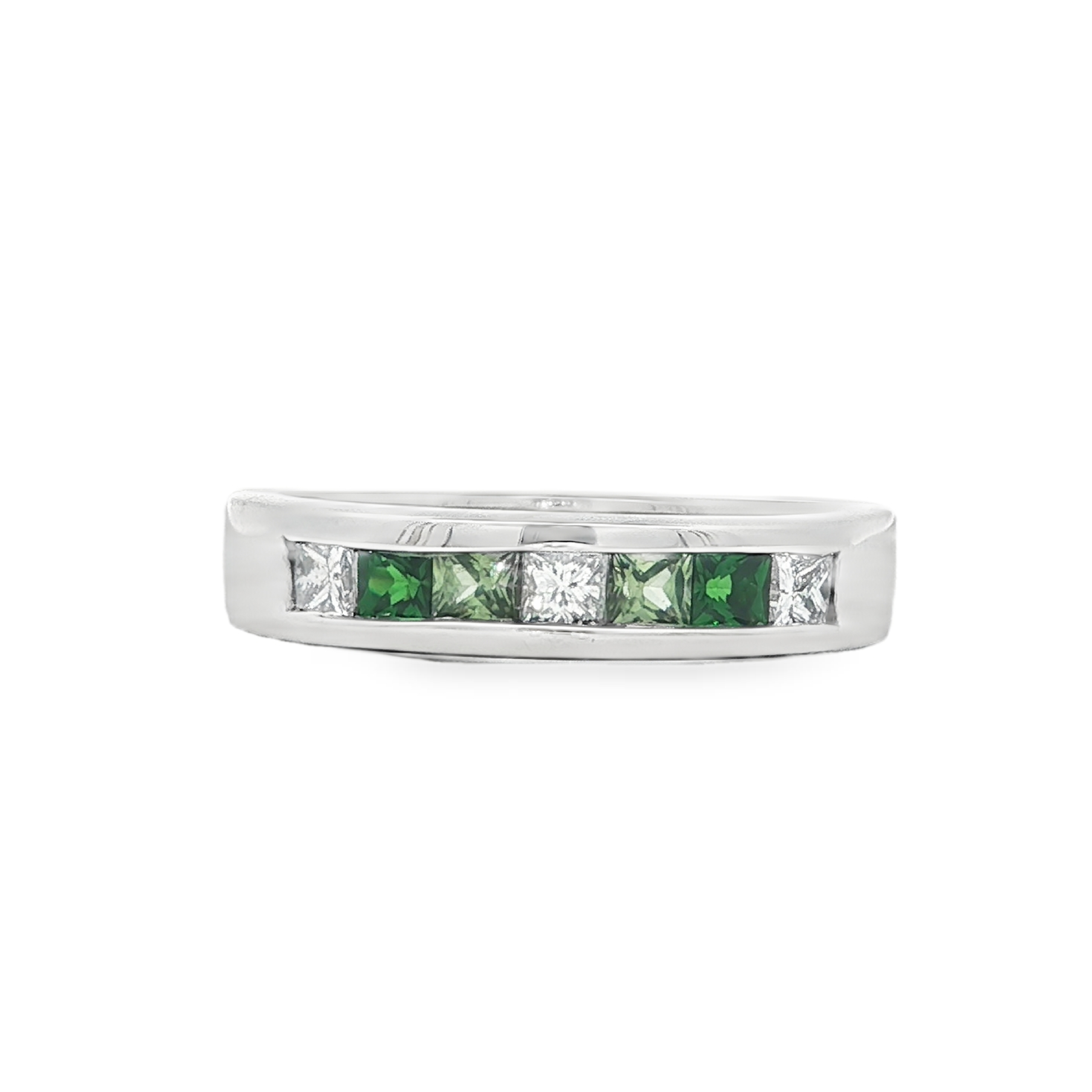 Irisa by Martin Binder Gemstone & Diamond Channel Band