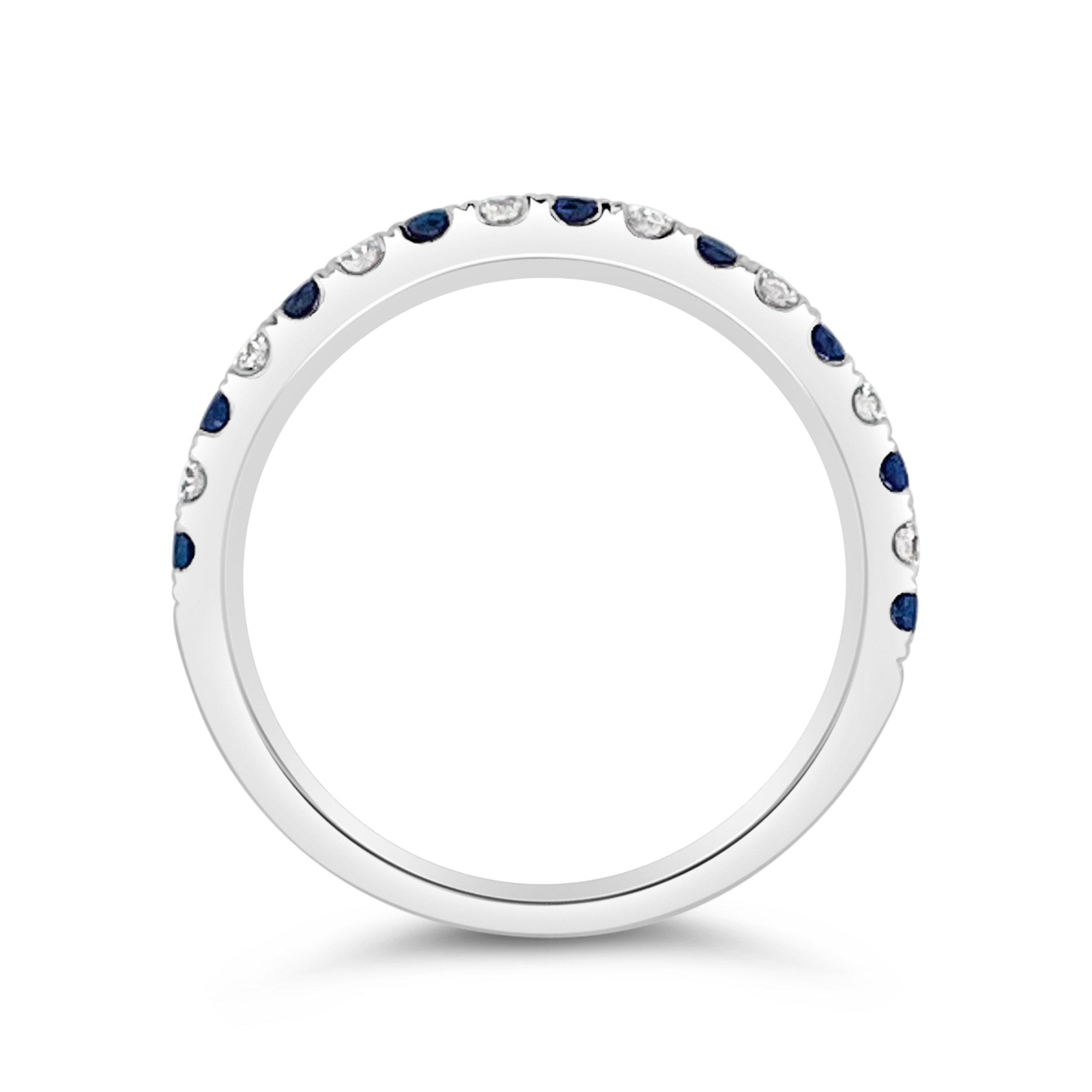 Irisa by Martin Binder Blue Sapphire & Diamond Ring