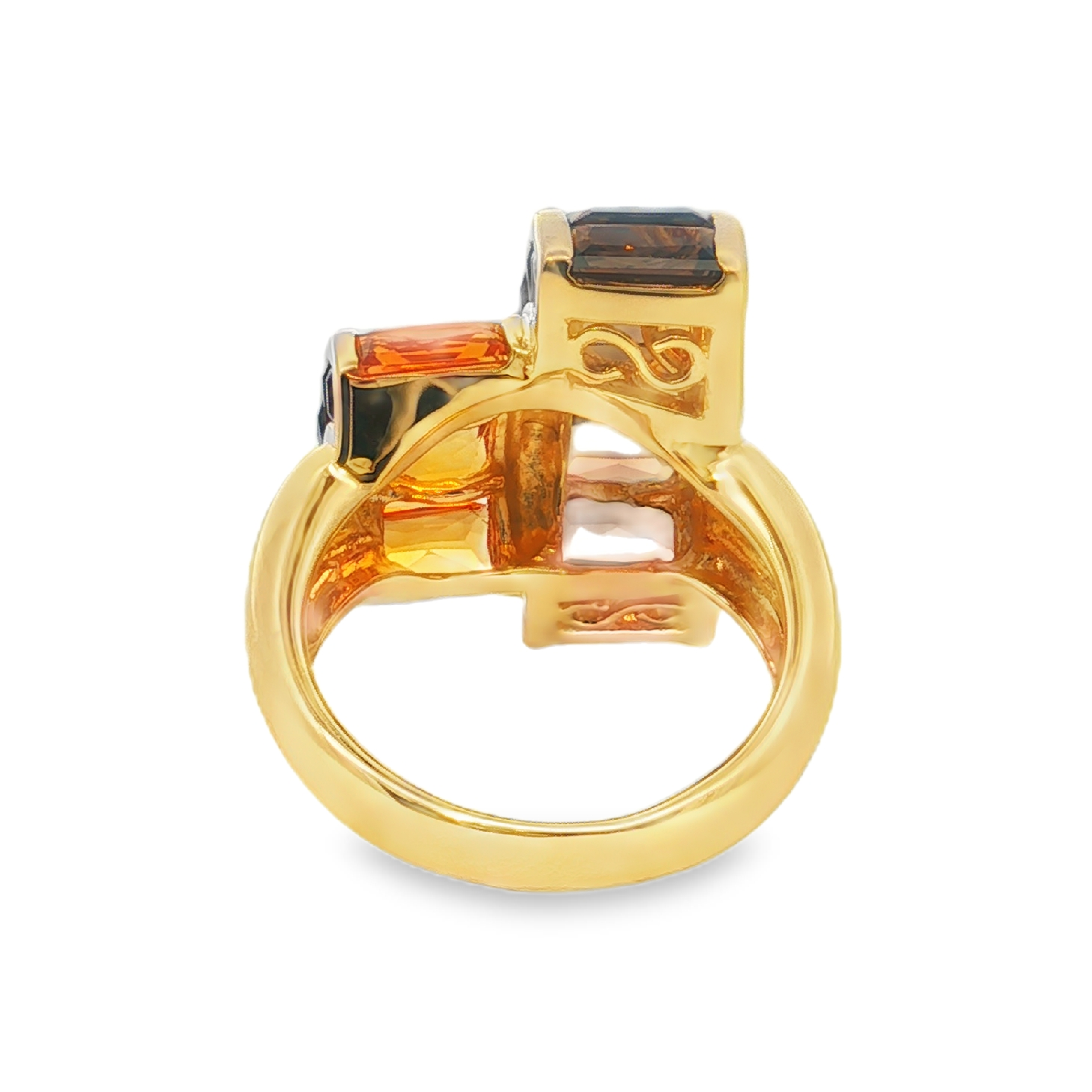 Estate by Martin Binder Smoky Quartz & Citrine Ring
